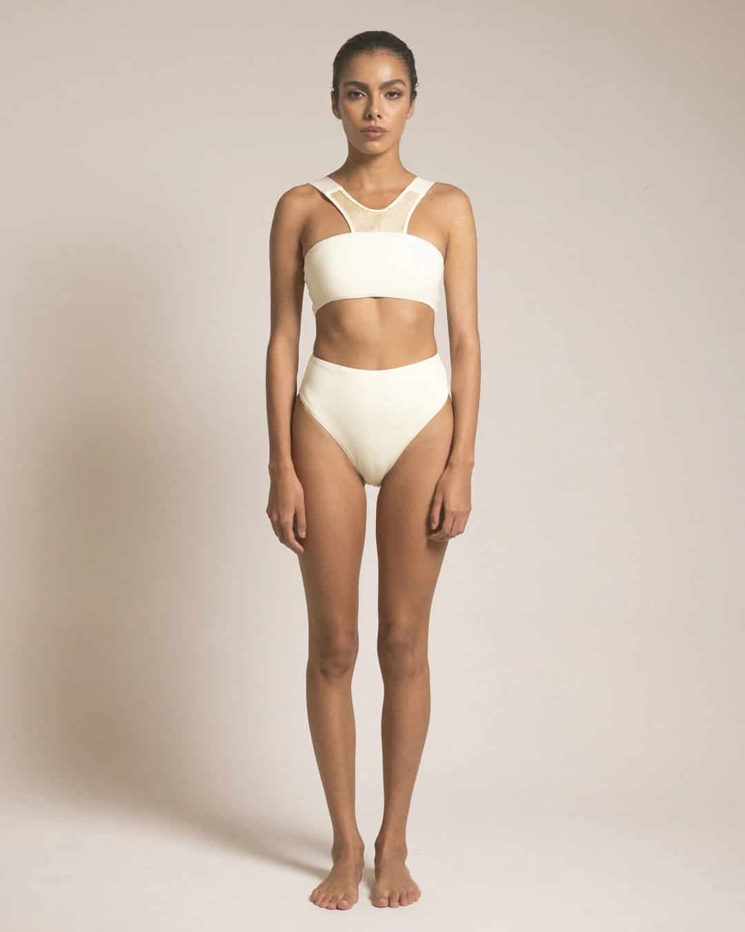 SILVANA TOP / Hueso - miniatura 1