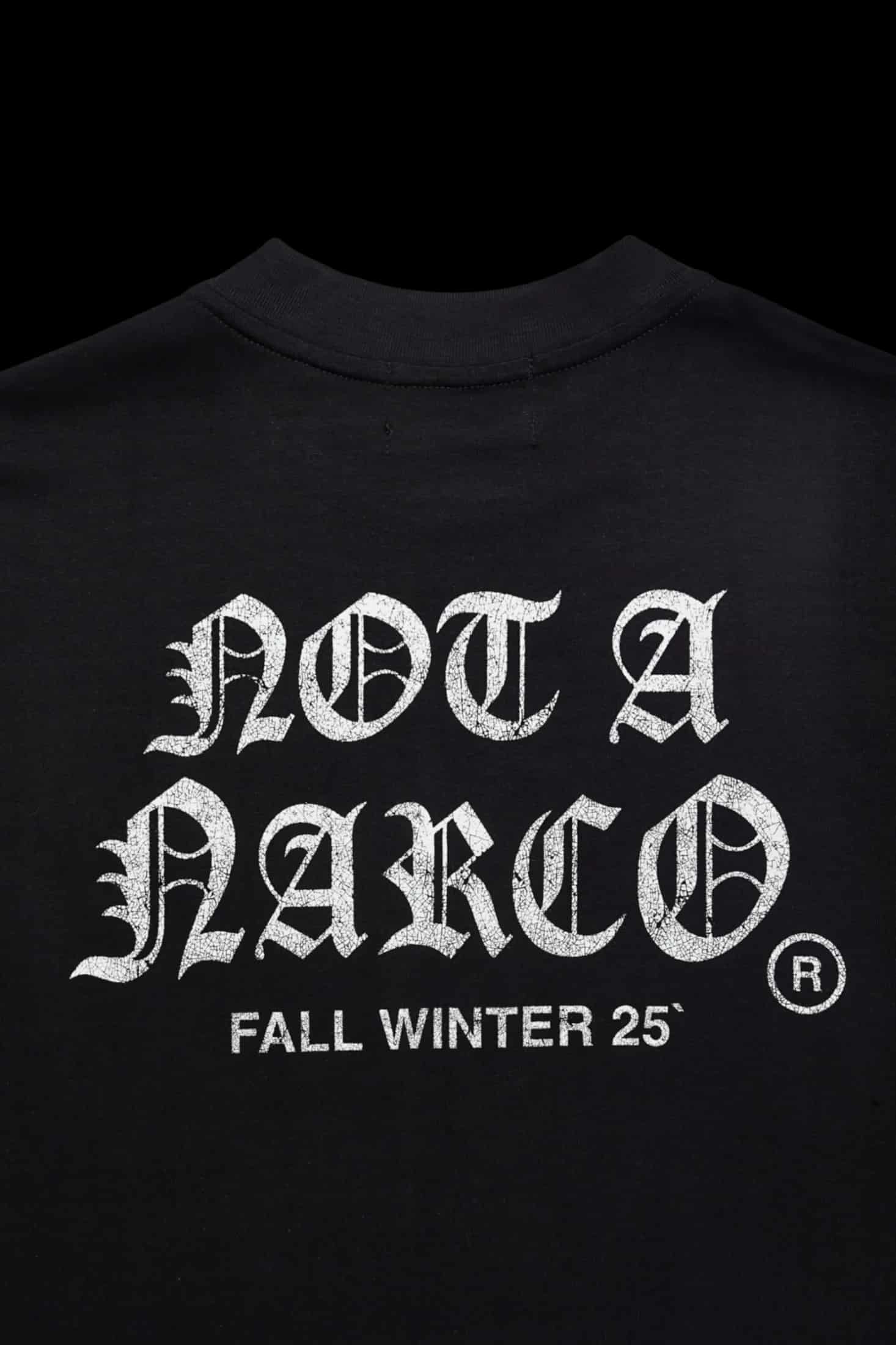 NOT A NARCO FW25 WHITE T-SHIRT - miniatura 21