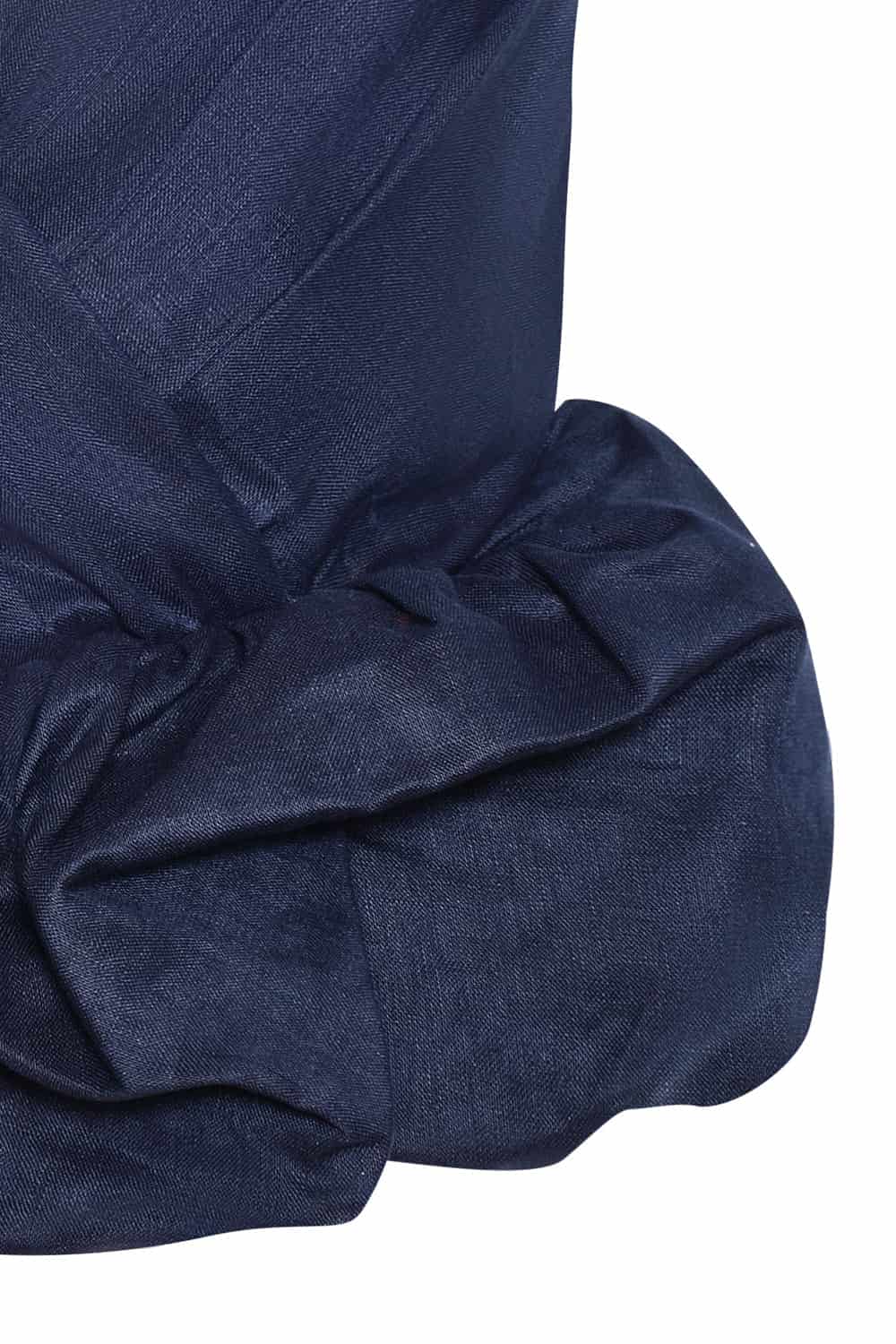 Blusa sintra azul navy lino - miniatura 2