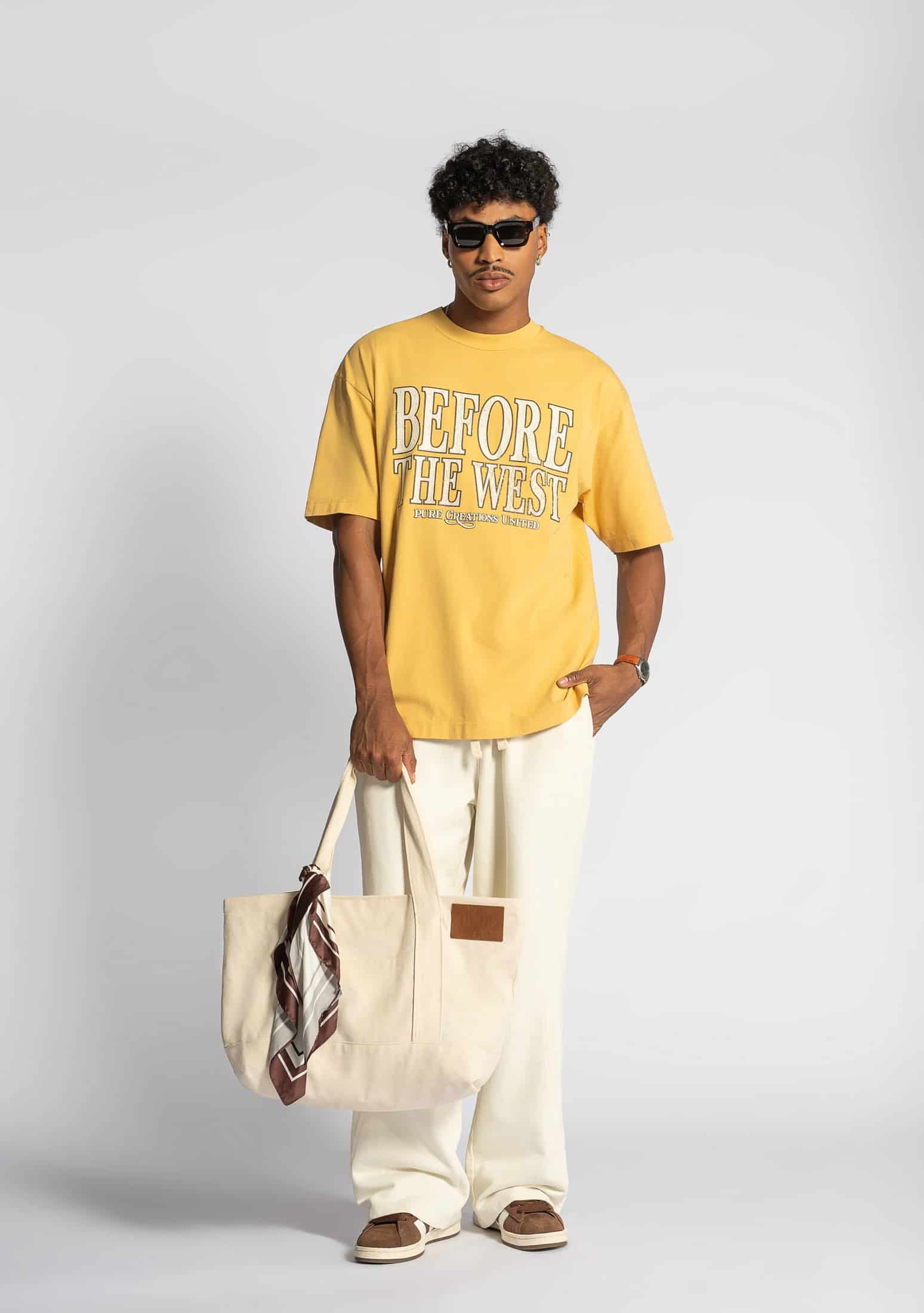 Before The West mustard t-shirt - miniatura 4