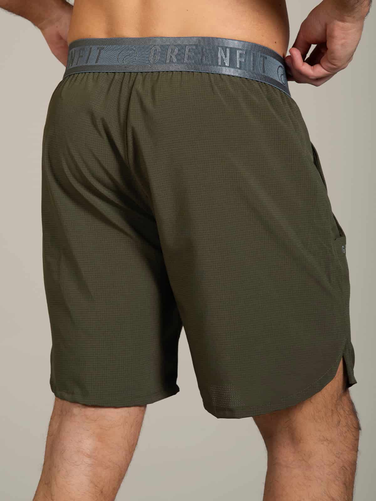 Pantaloneta hombre mury sky verde militar - miniatura 3