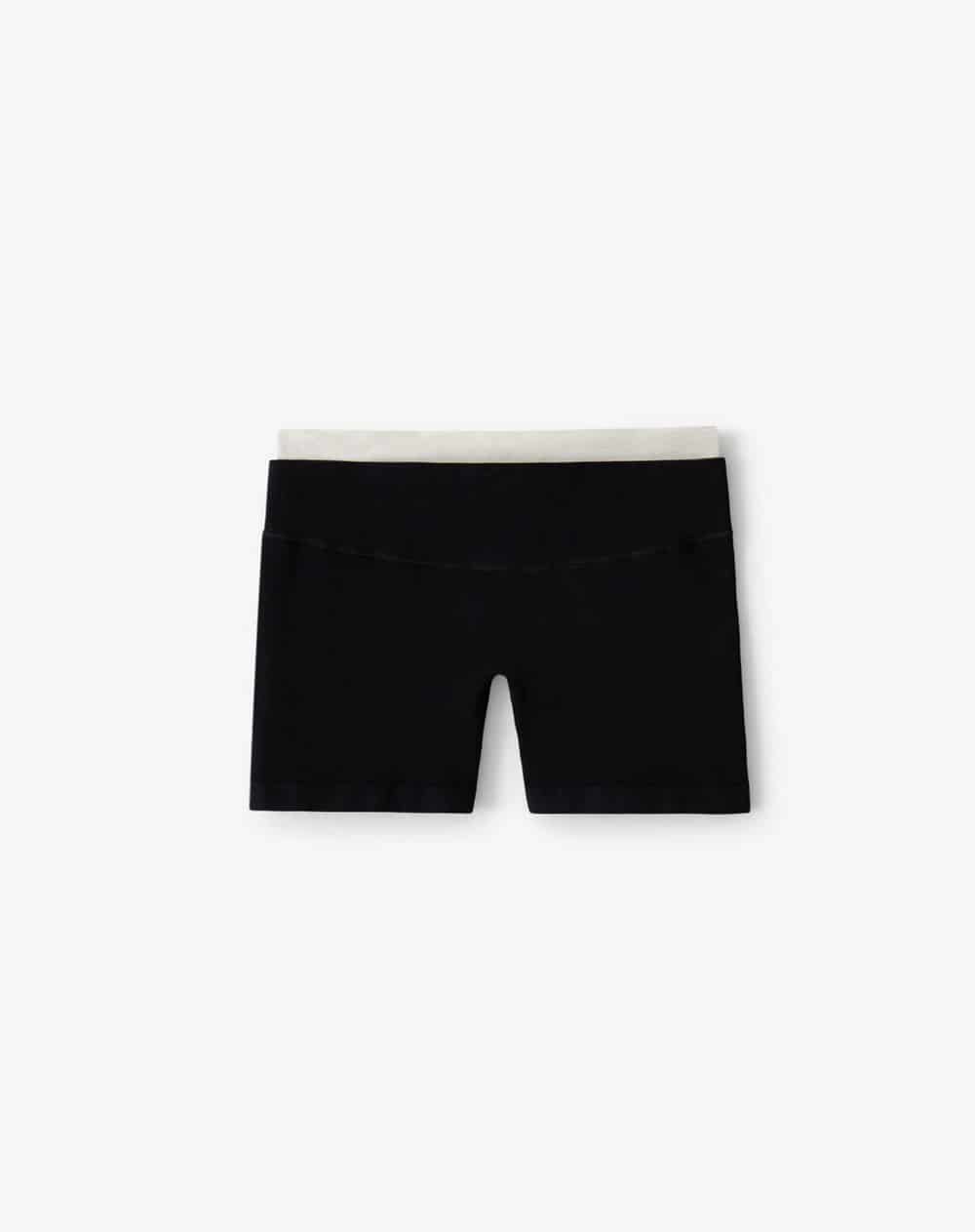 Top + biker deportivo seamless negro mujer - miniatura 4