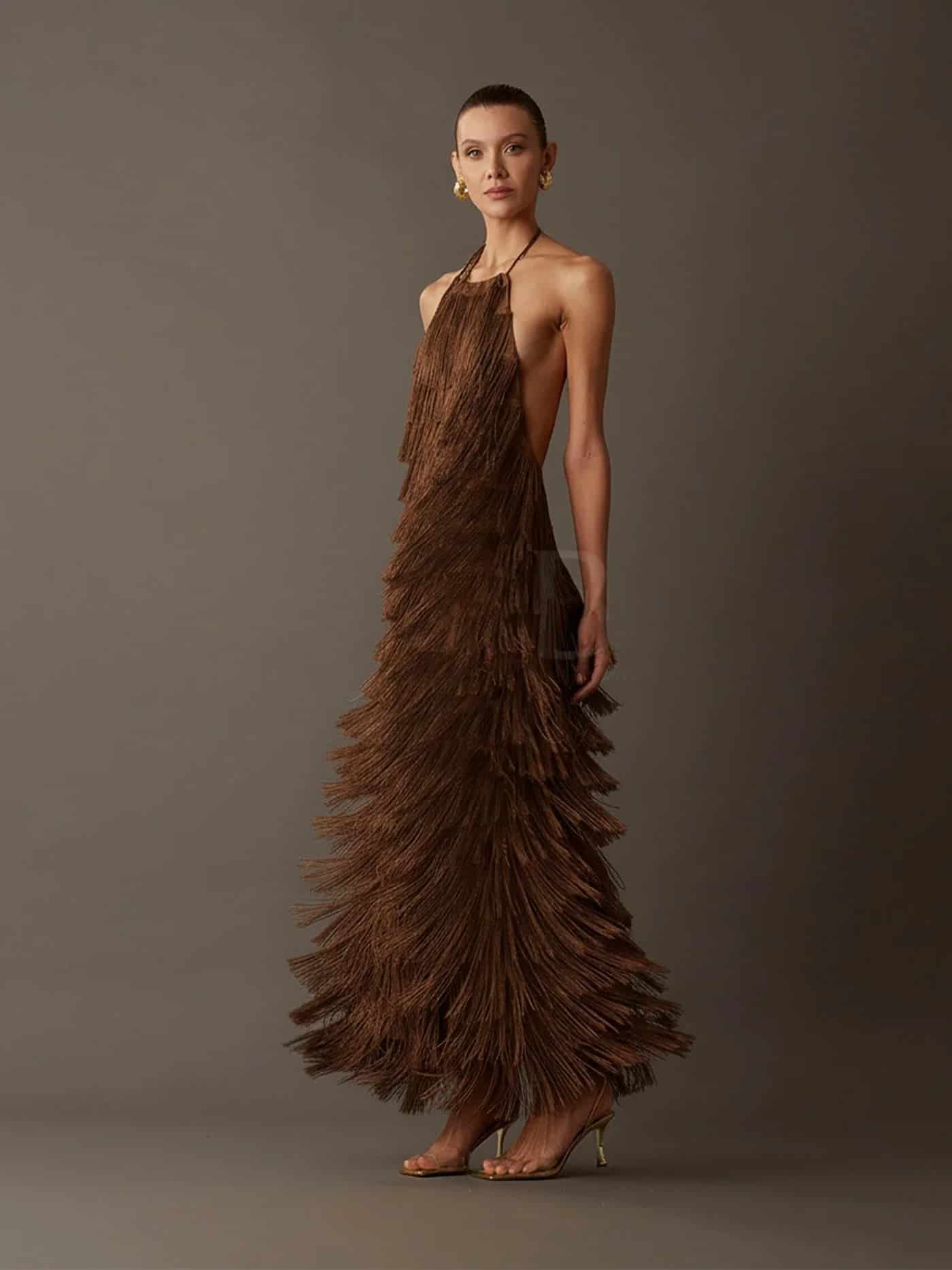 VESTIDO JOYA LARGO - miniatura 3