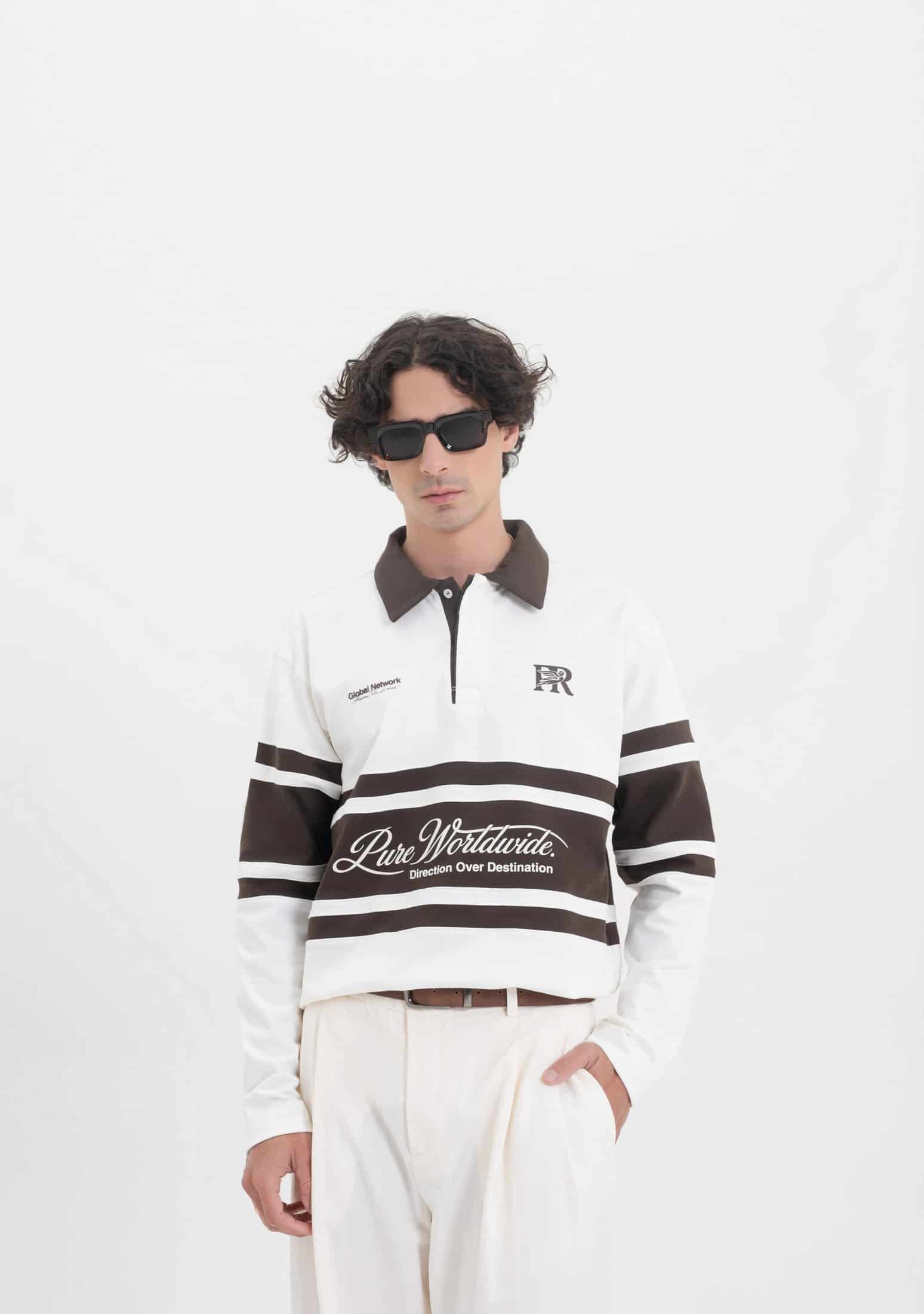 Across The Lines Ivory Polo - miniatura 2