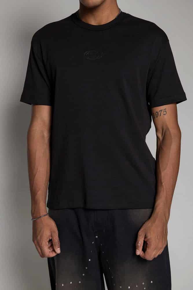 Camiseta Courage Rib-Negra - miniatura 4