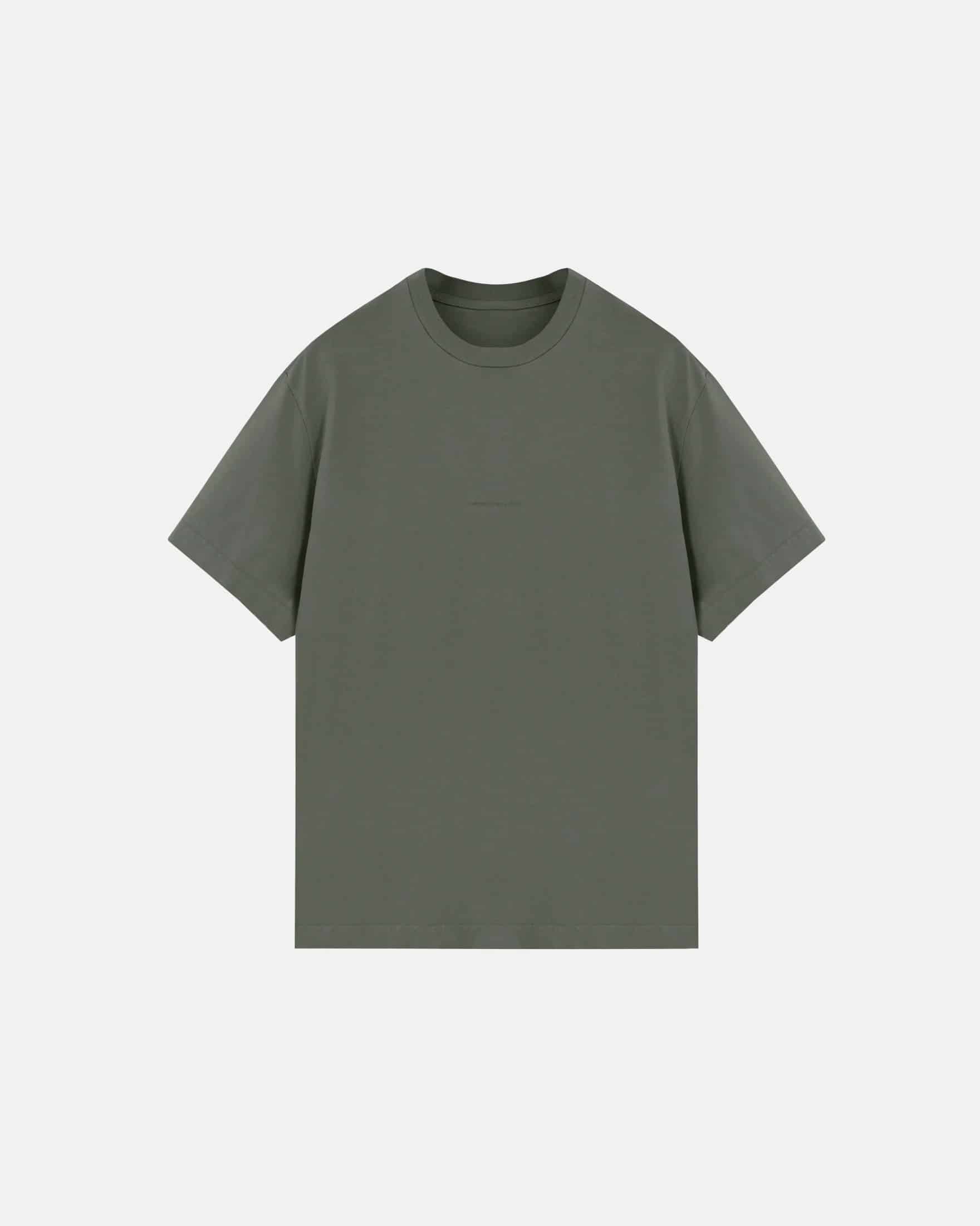 Basics Undergold Company Regular Fit Tshirt Olive Green - miniatura 8