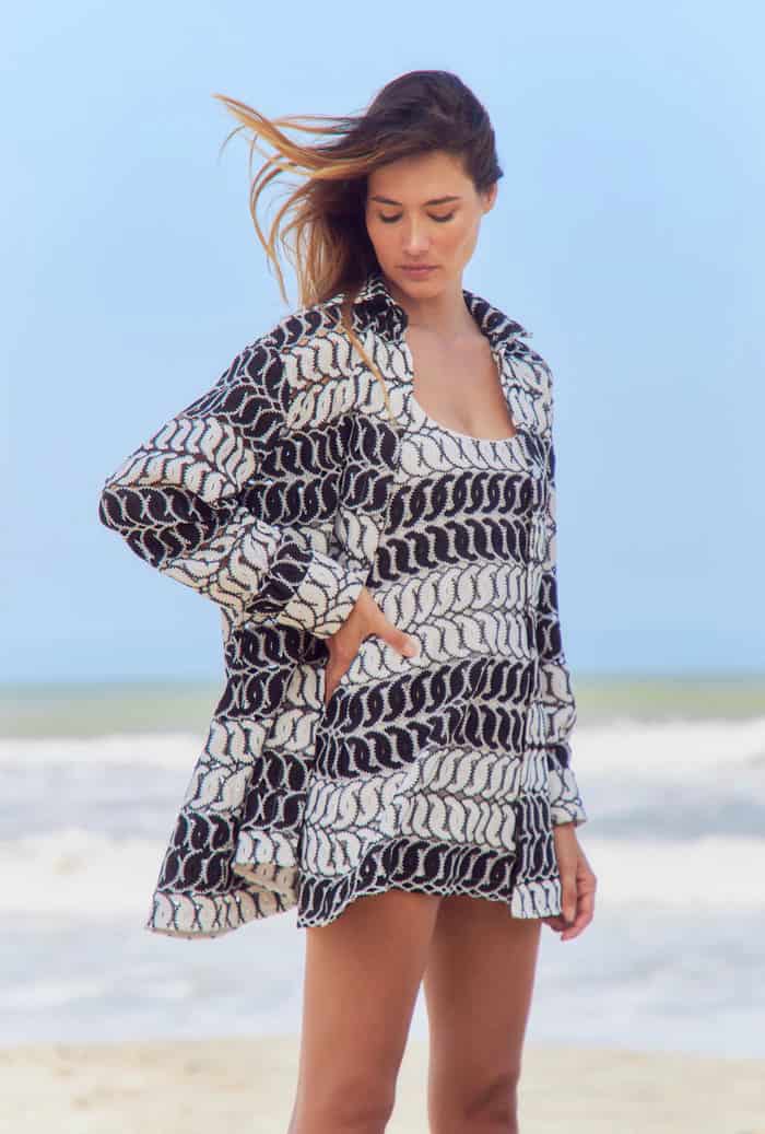 PARAMO SHIRT BLACK/WHITE - miniatura 3