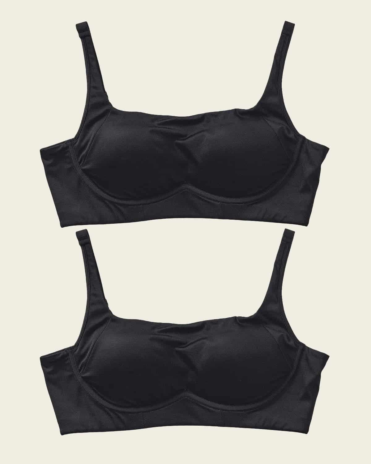 2-Pack Everyday Wireless Support Bras - miniatura 3