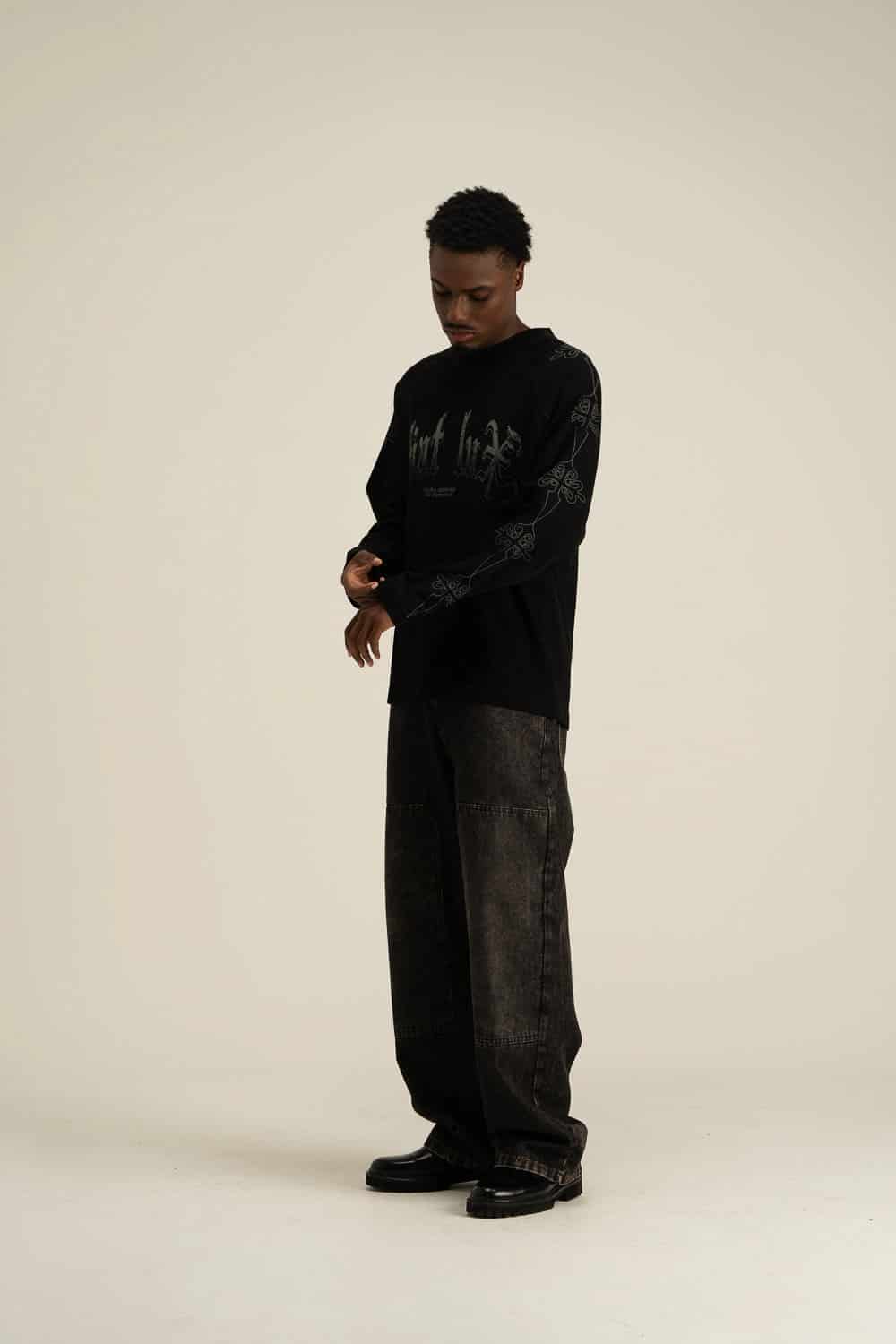 SANCTUS BLACK PULLOVER - miniatura 5