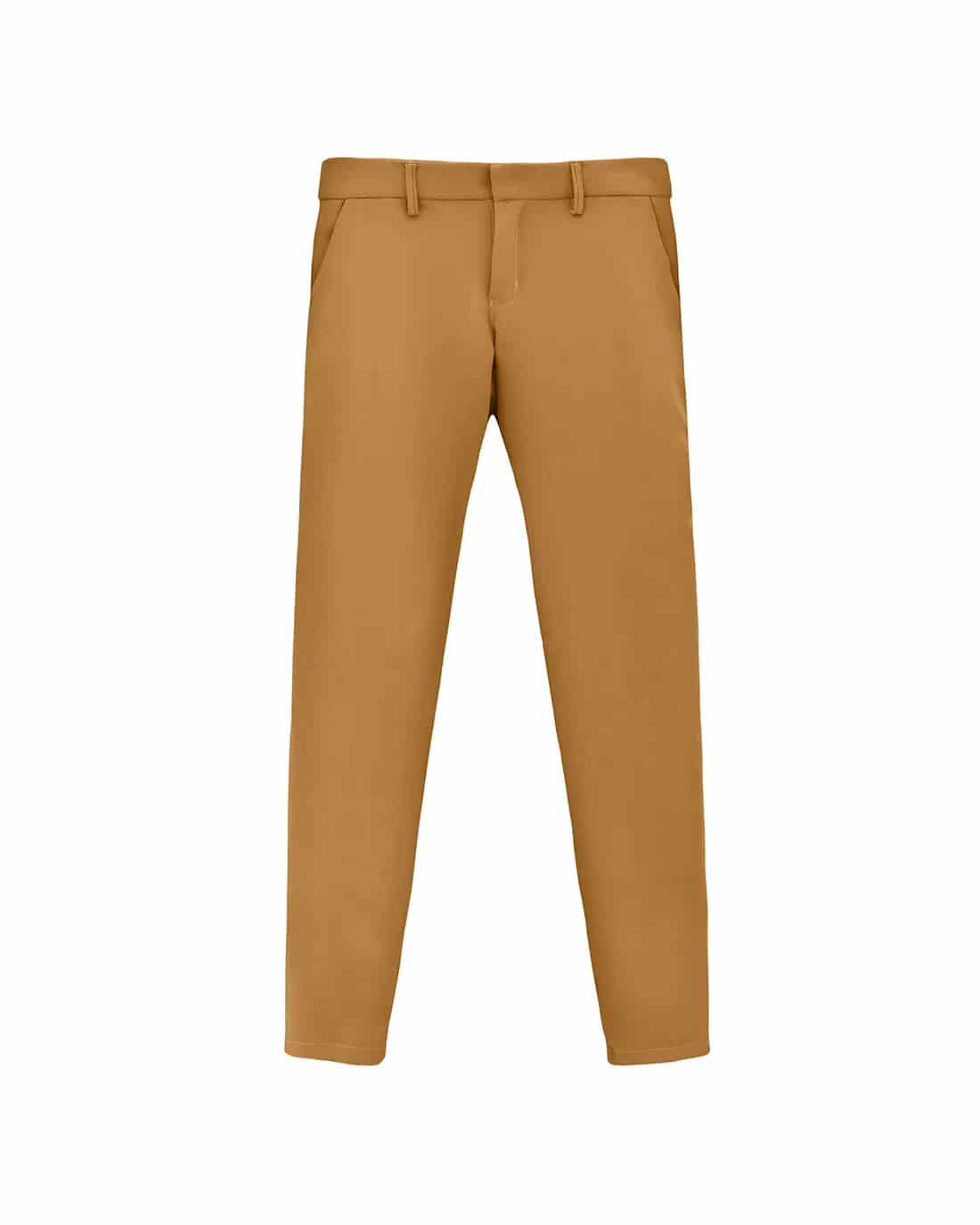 Pantalón Recto Beige - miniatura 1