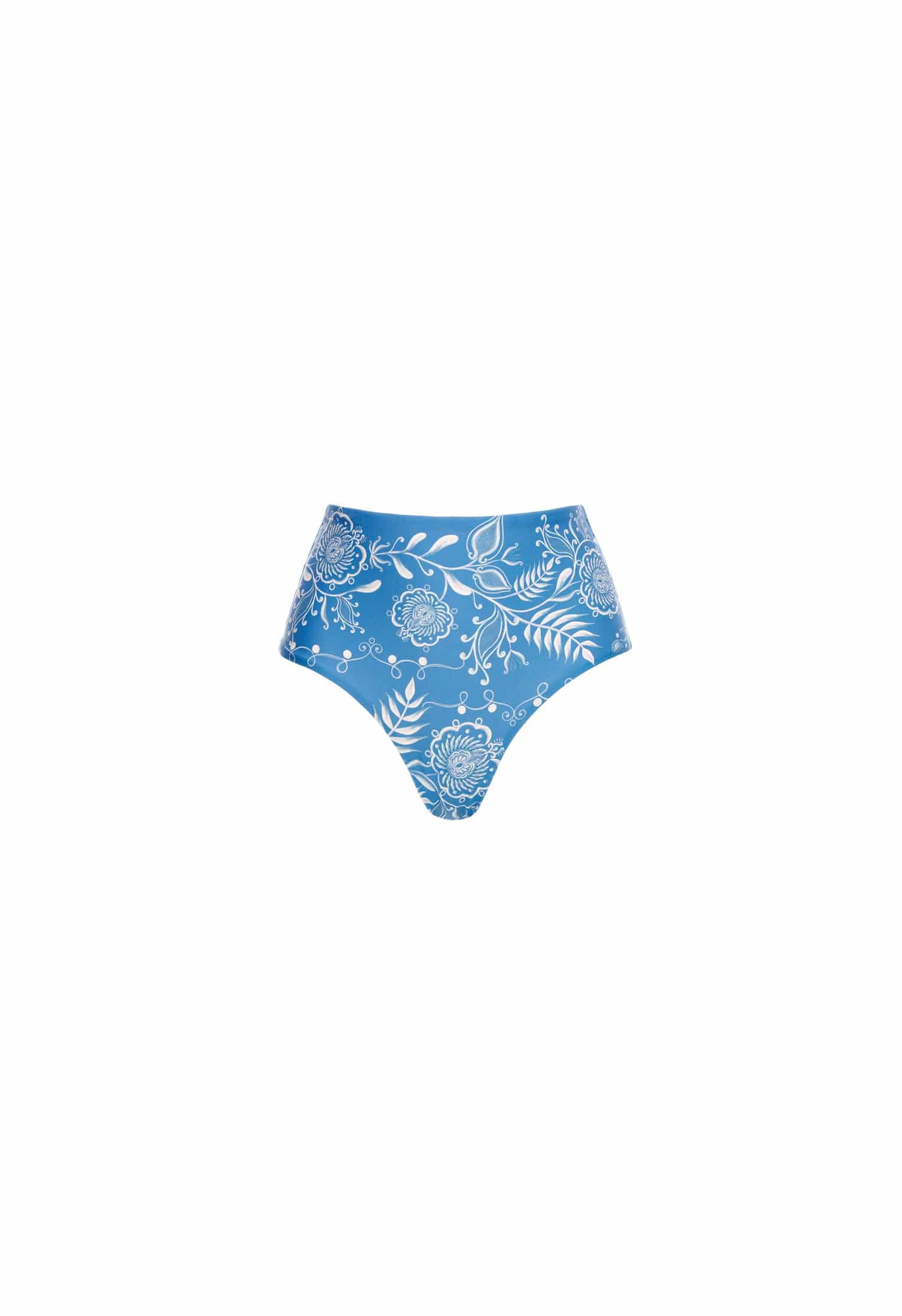 Magenta Floritura Bikini Bottom - miniatura 6