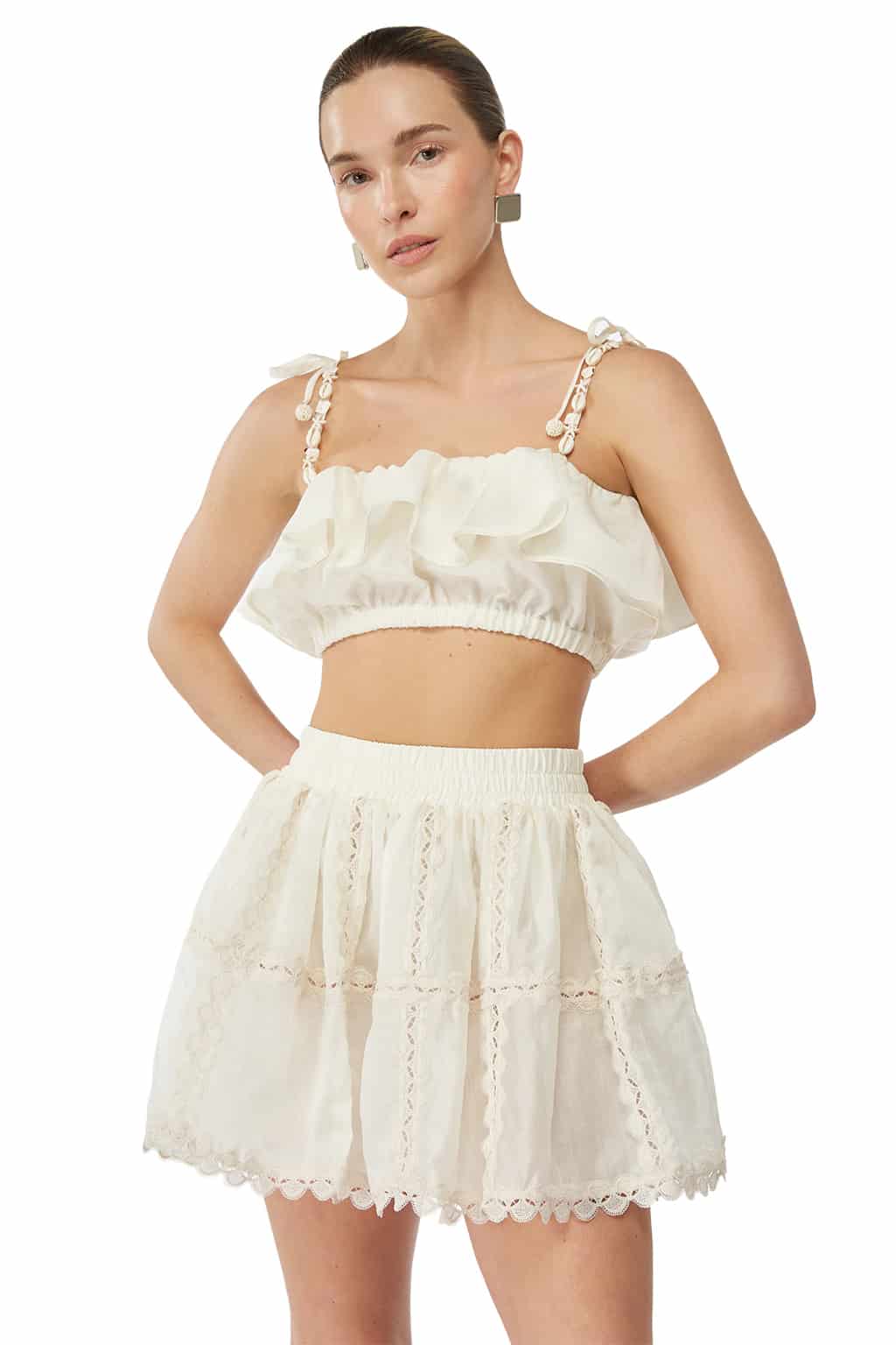 ECO MINI SKIRT CREAM - miniatura 2