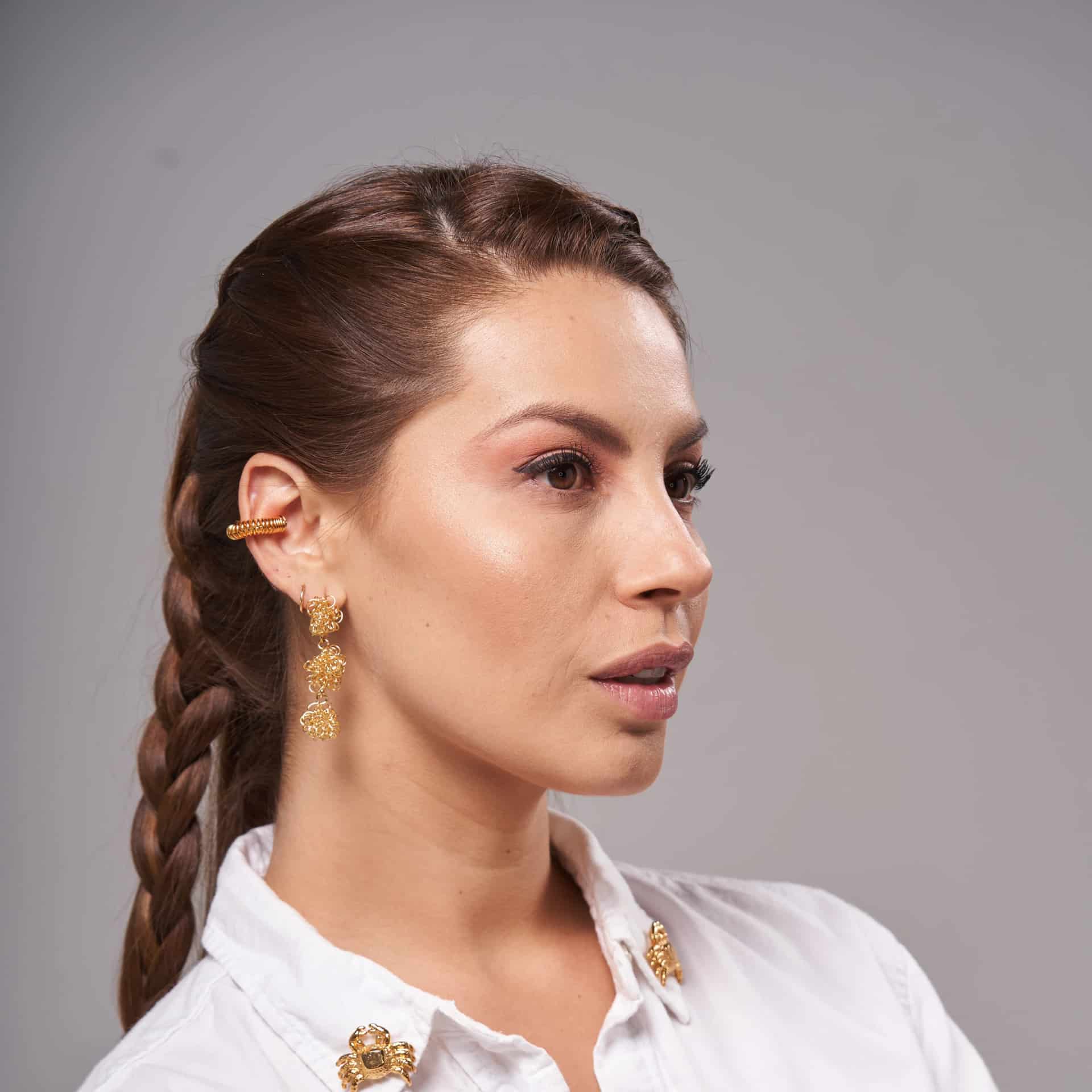 Golden Blossoms Earrings - miniatura 5