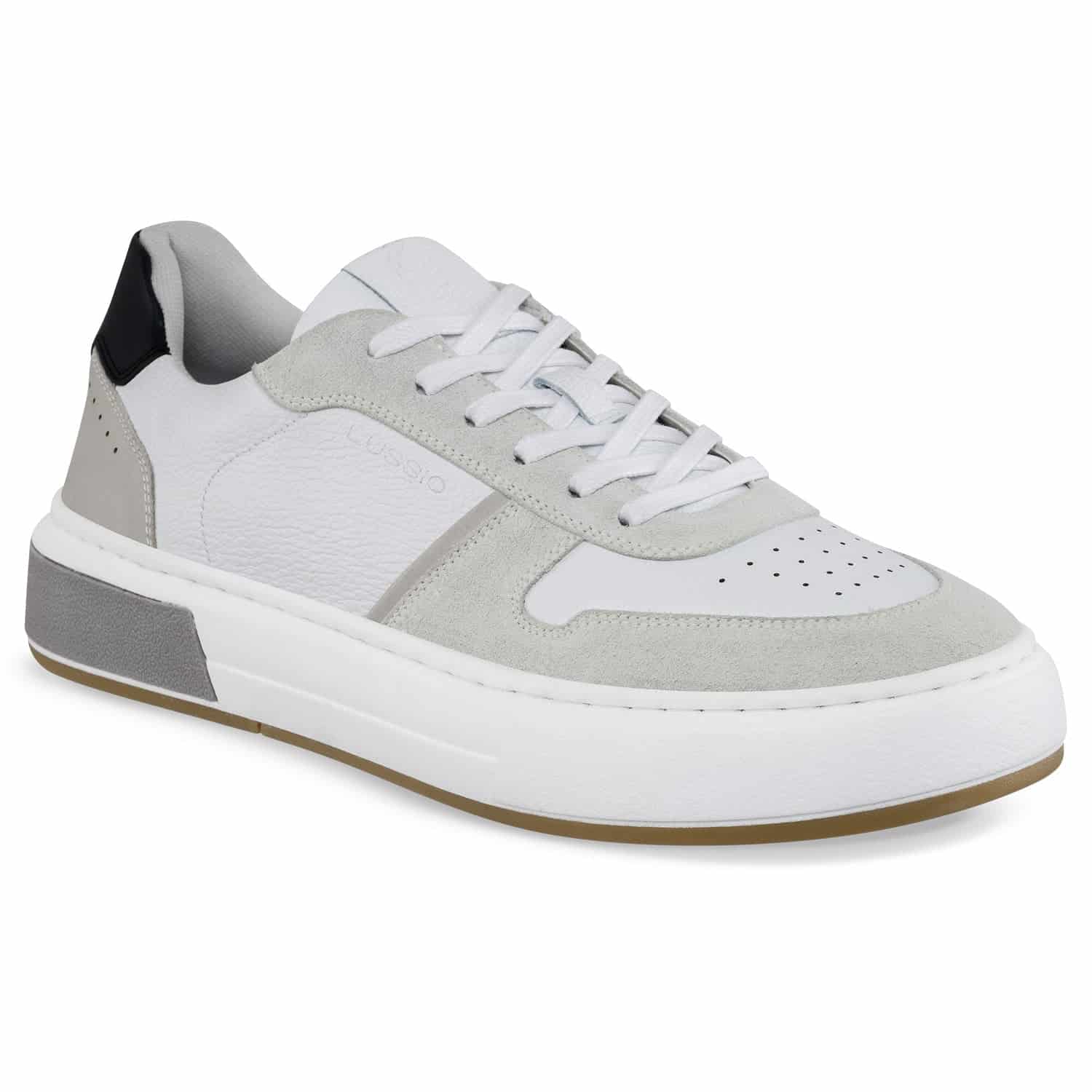 Zapatos Casuales Zampi Blanco Lussio Para Hombre - miniatura 1