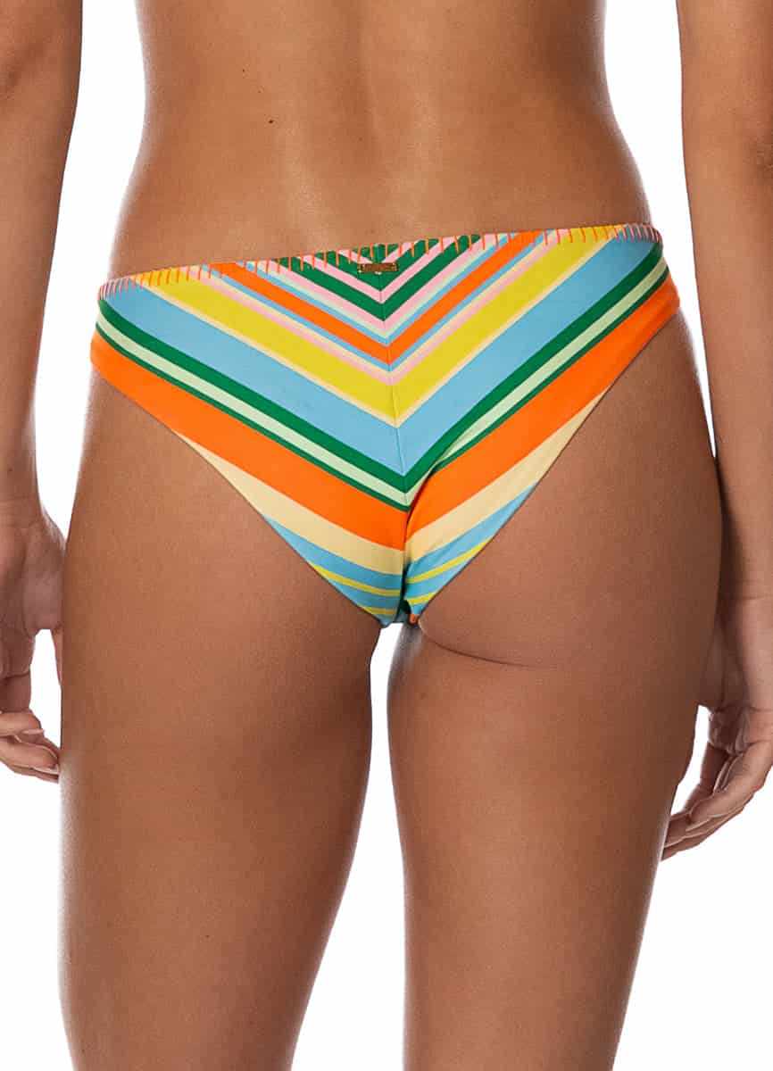 Maaji Deep Sea Lines Iconic Low Rise Thin Side Bikini Bottom - miniatura 3