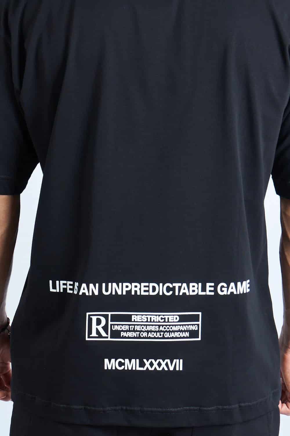 CAMISETA OVERSIZE NEGRA [DROP 0:0] - miniatura 2