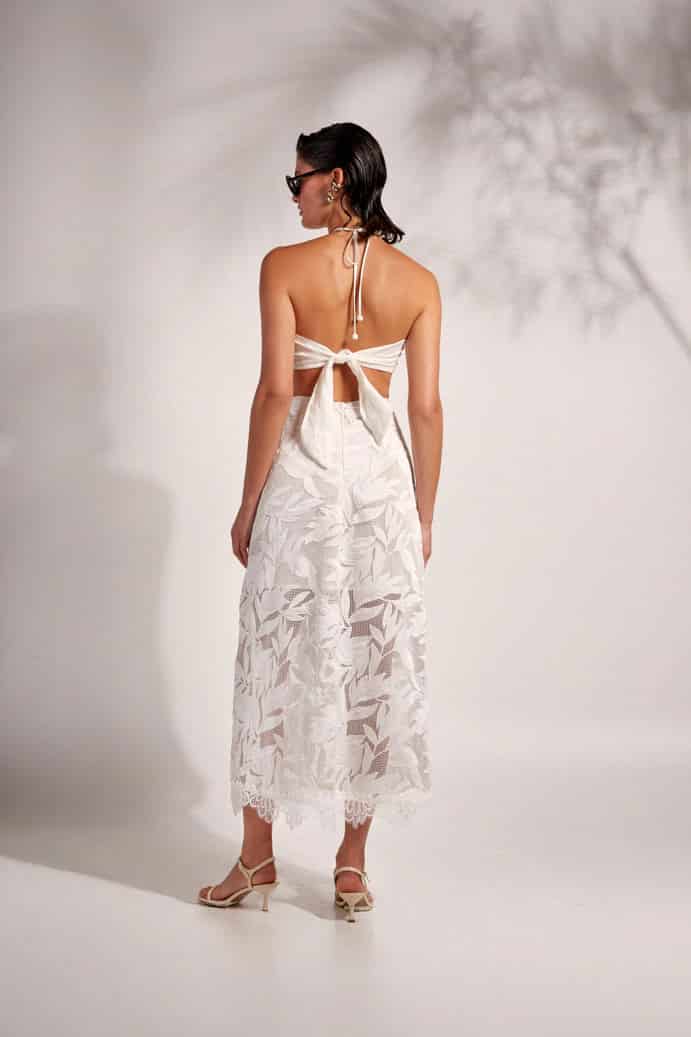 ARYA MAXI SKIRT WHITE - miniatura 2
