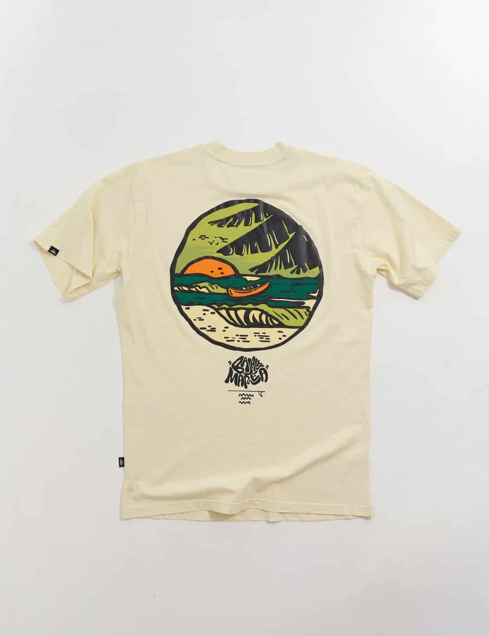 Camiseta Oversize Baja la marea  amarillo pastel Hombre - miniatura 13