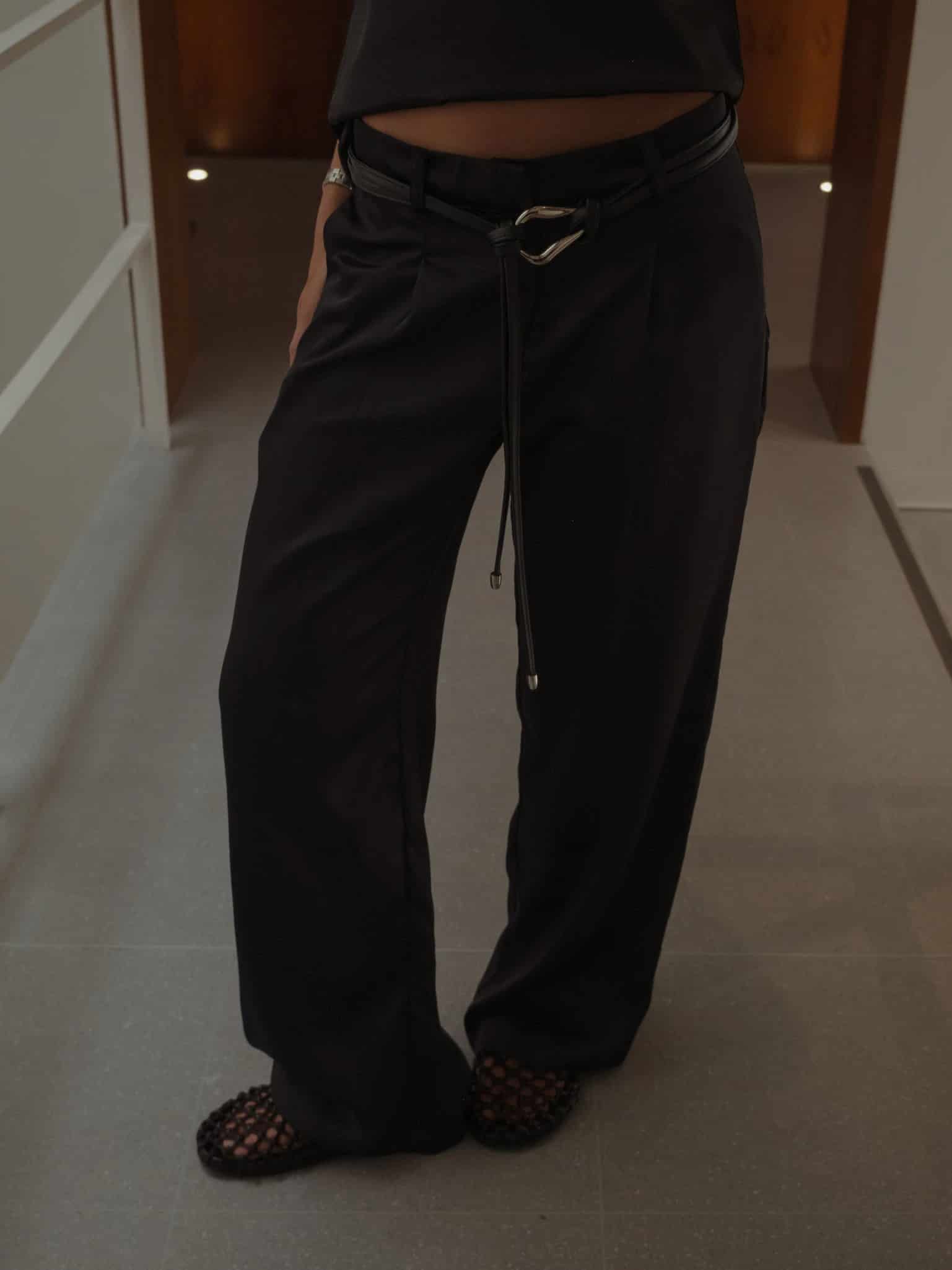 NOT SO MODEST TROUSER - BLACK - miniatura 1