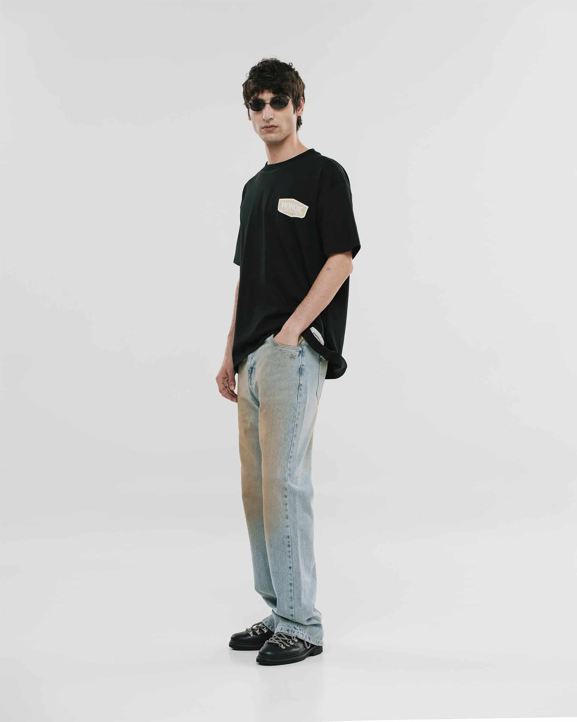 Camiseta Oversized Rallye - Negro Oscuro - miniatura 3