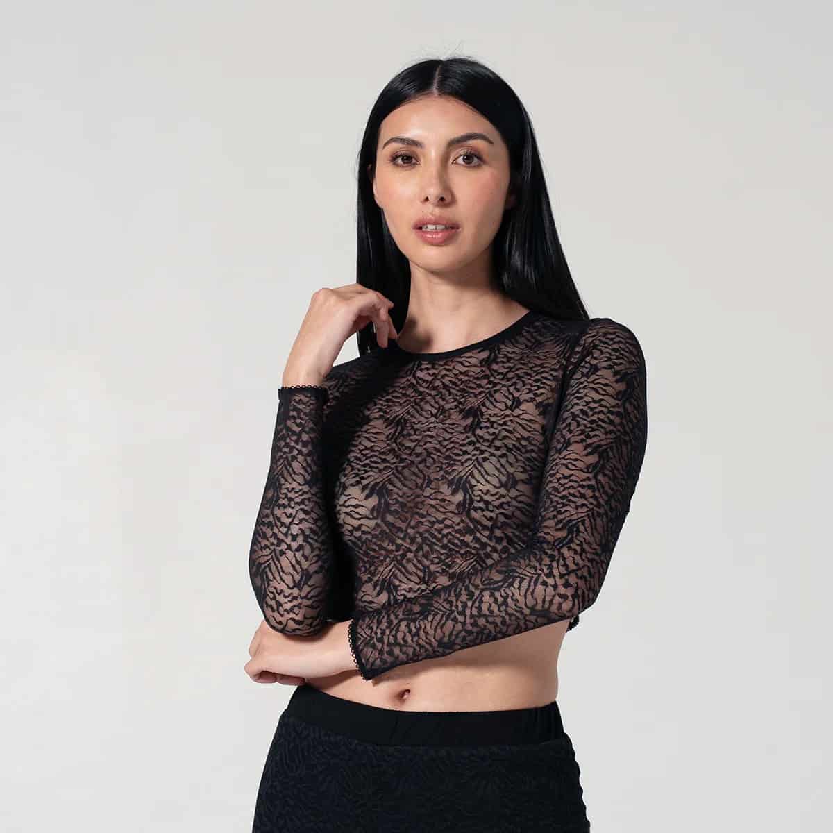 Blusa Crop Slim Gabriel - miniatura 1