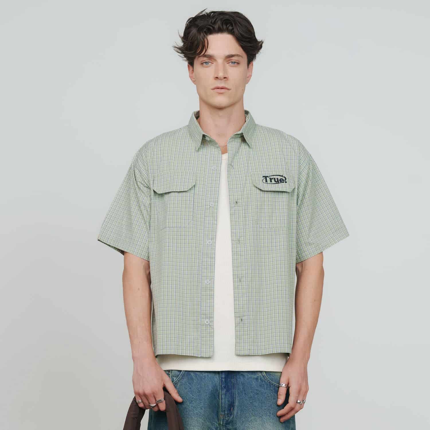 Prelude Button-Up Shirt - Olive Green - miniatura 2