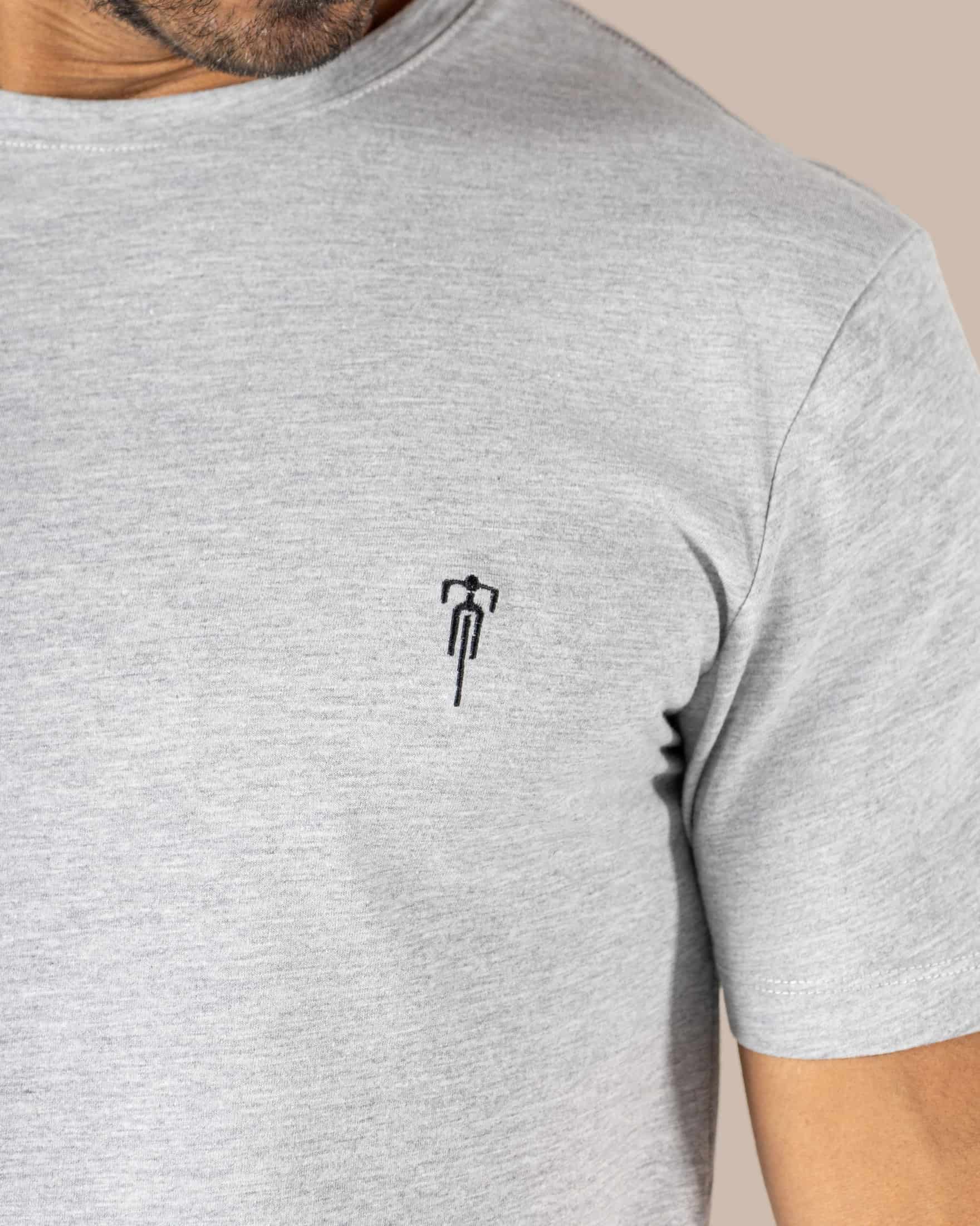 🎁GRATIS por la compra de 4 bóxer. Camiseta Cuello Redondo Algodón Desiderio Gris X2 - miniatura 1