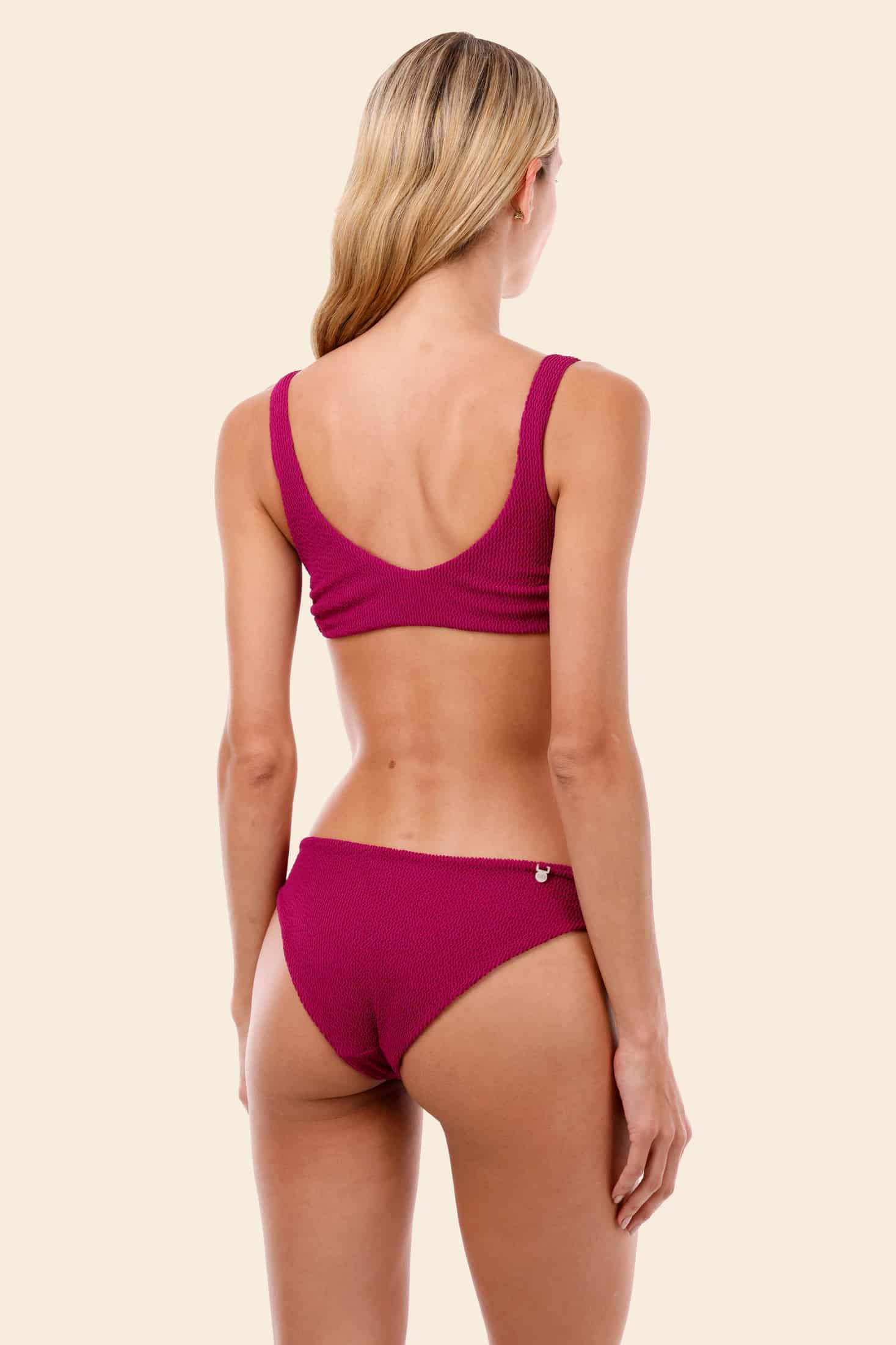 Textured Wave Brisa Raspberry Jazz Hop Top - miniatura 2