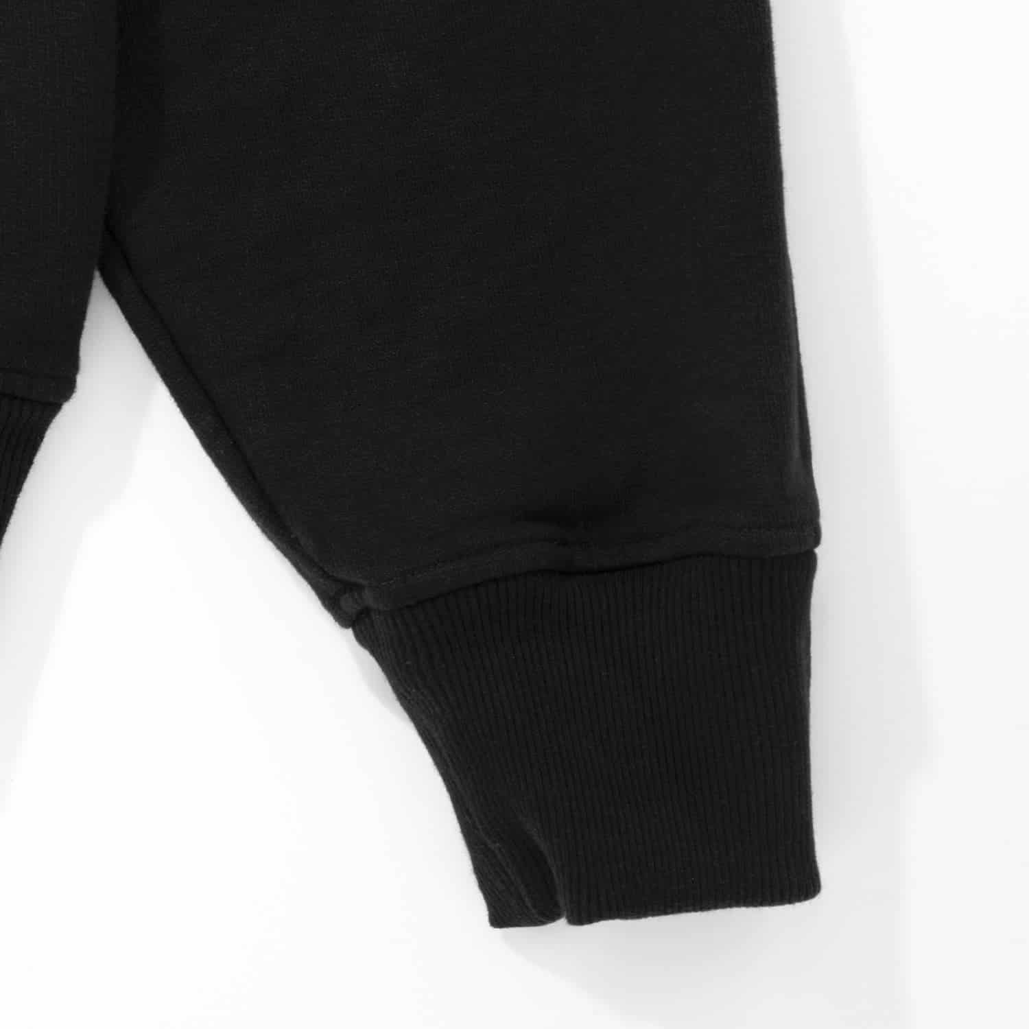 Classic Zipper Hoodie - Black - miniatura 9