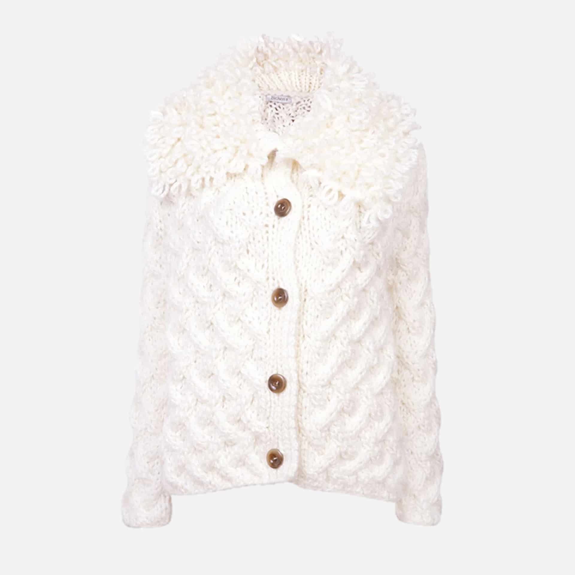 GABRIELA KNITTED SWEATER WITH LOOPS NECK - miniatura 1