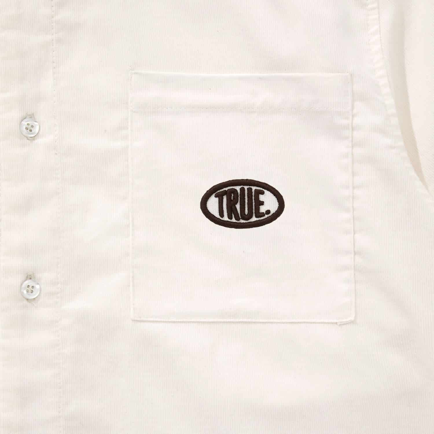 Midnight Corduroy Shirt - Cream - miniatura 4