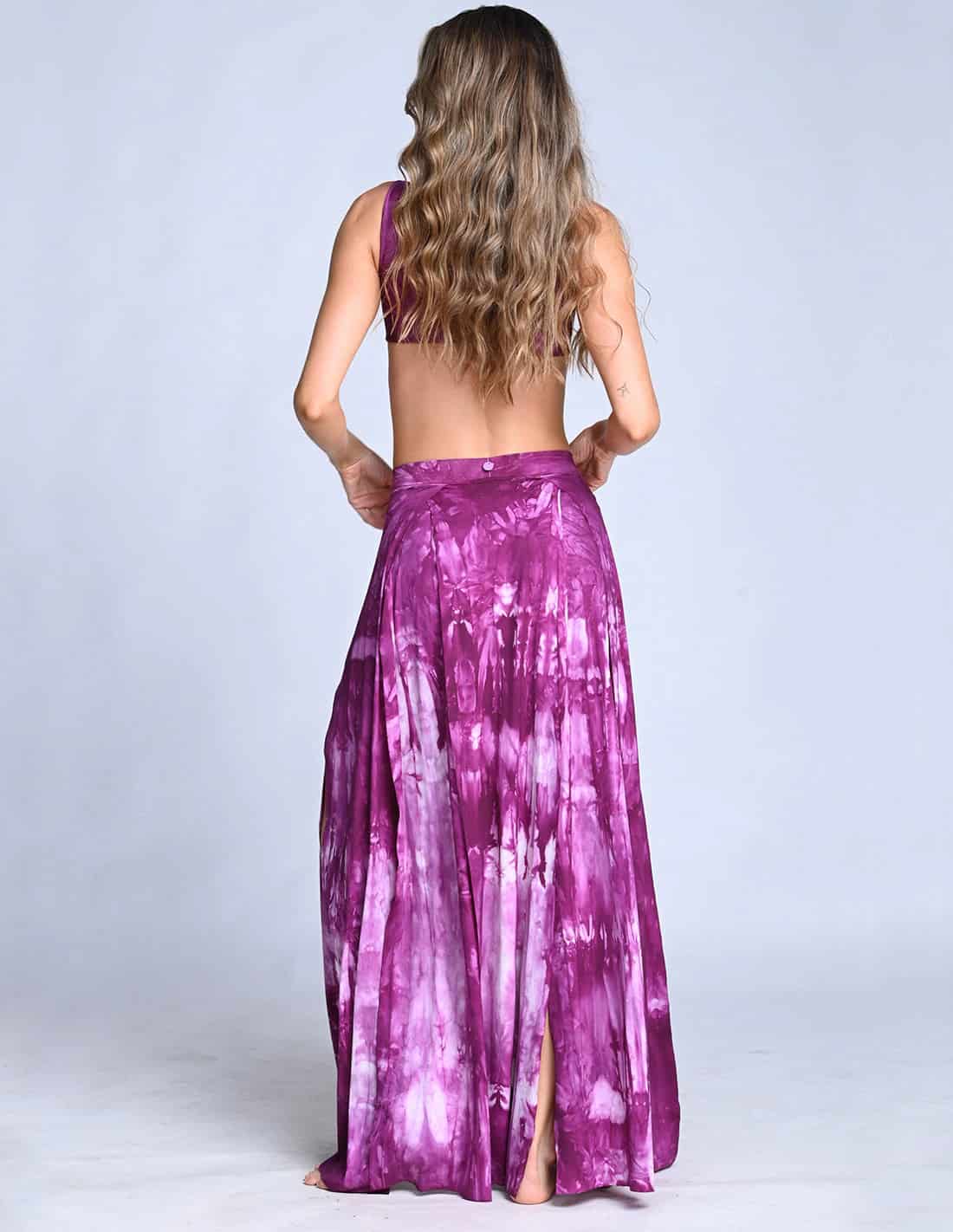 Falda Stripe Spotted Violet - miniatura 2