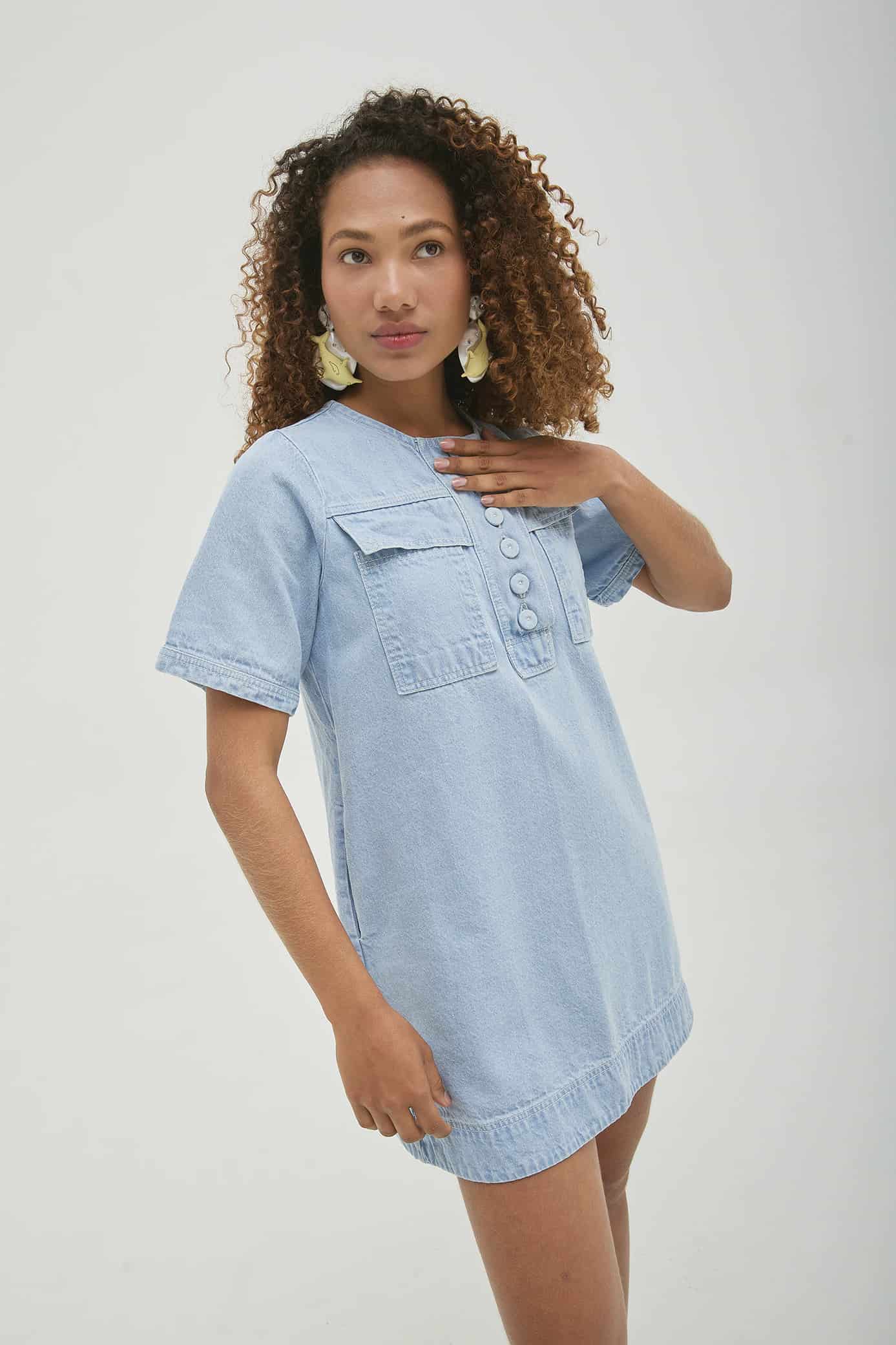 Vestido Brisa Denim - miniatura 3