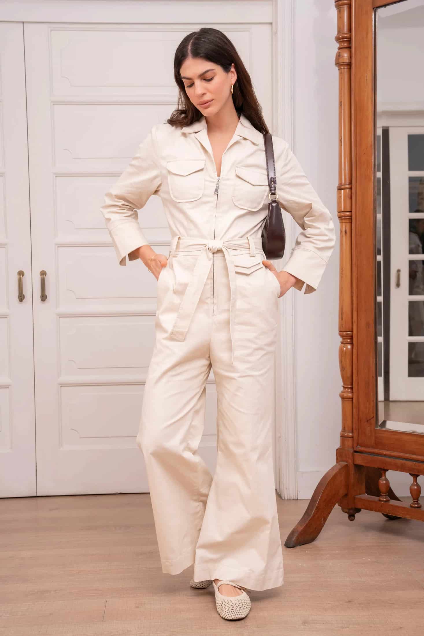 Jumpsuit Mujer Crudo - miniatura 2