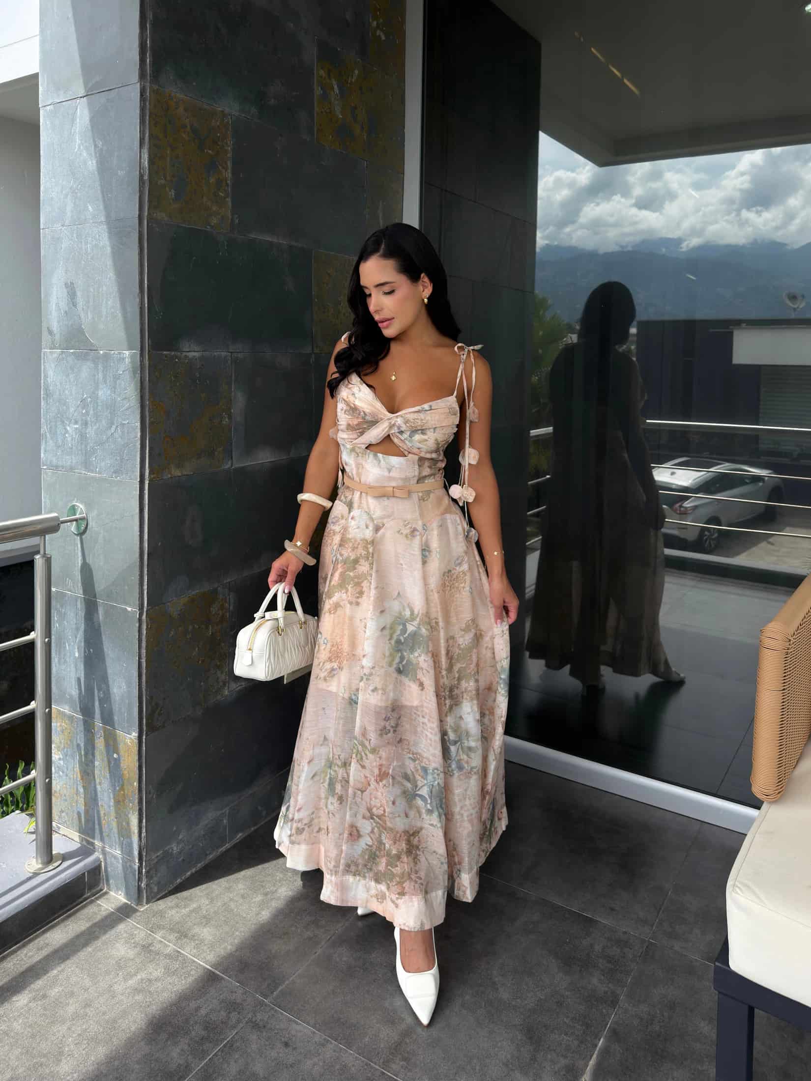 VESTIDO ASTRID  BEIGE - miniatura 1