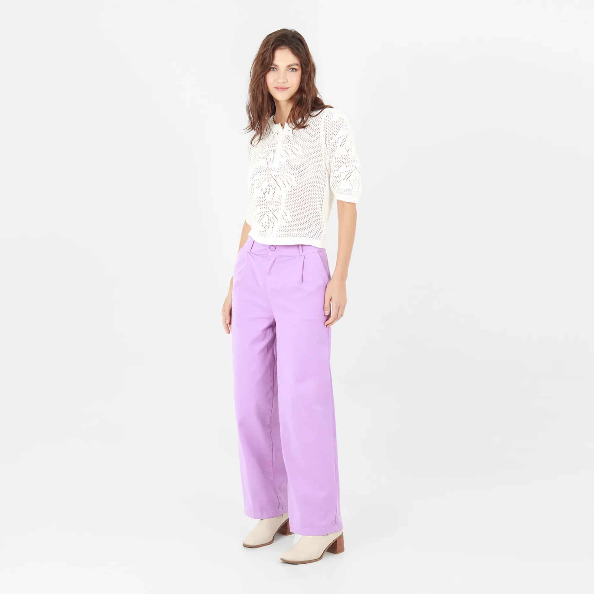 Pantalon Tiro Alto Bota Recta - miniatura 1