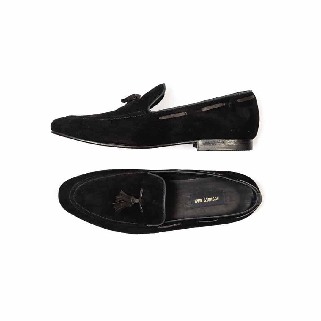 Loafers Gamuza Negra - miniatura 2