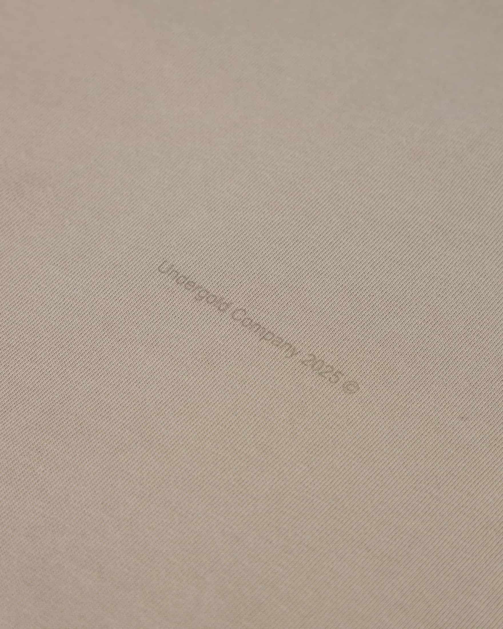 Basics Undergold Company Regular Fit Tshirt Light Brown - miniatura 5