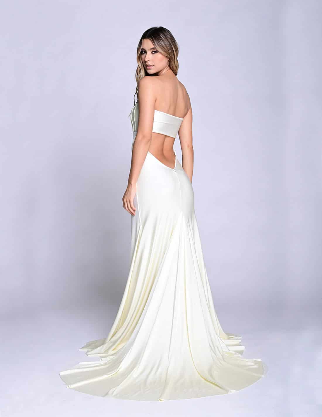 Vestido Celes Marfil - miniatura 2