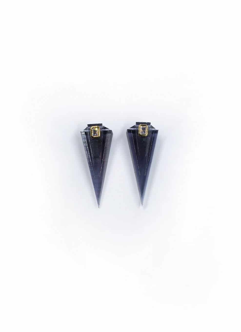 JVxTH - L SMOKY EARRINGS - miniatura 4