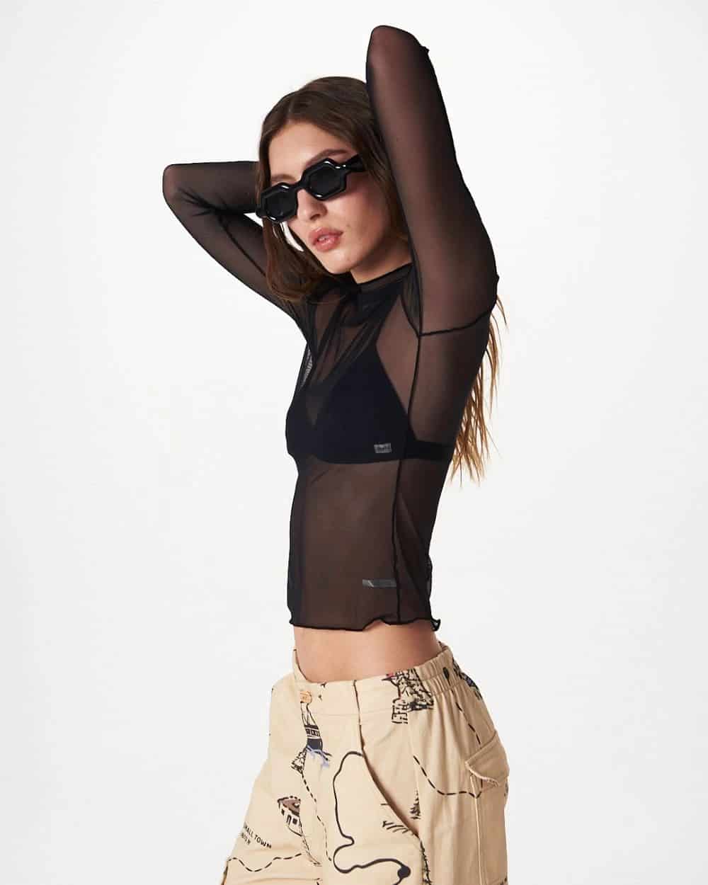 BLACK TRIM TOP - miniatura 2