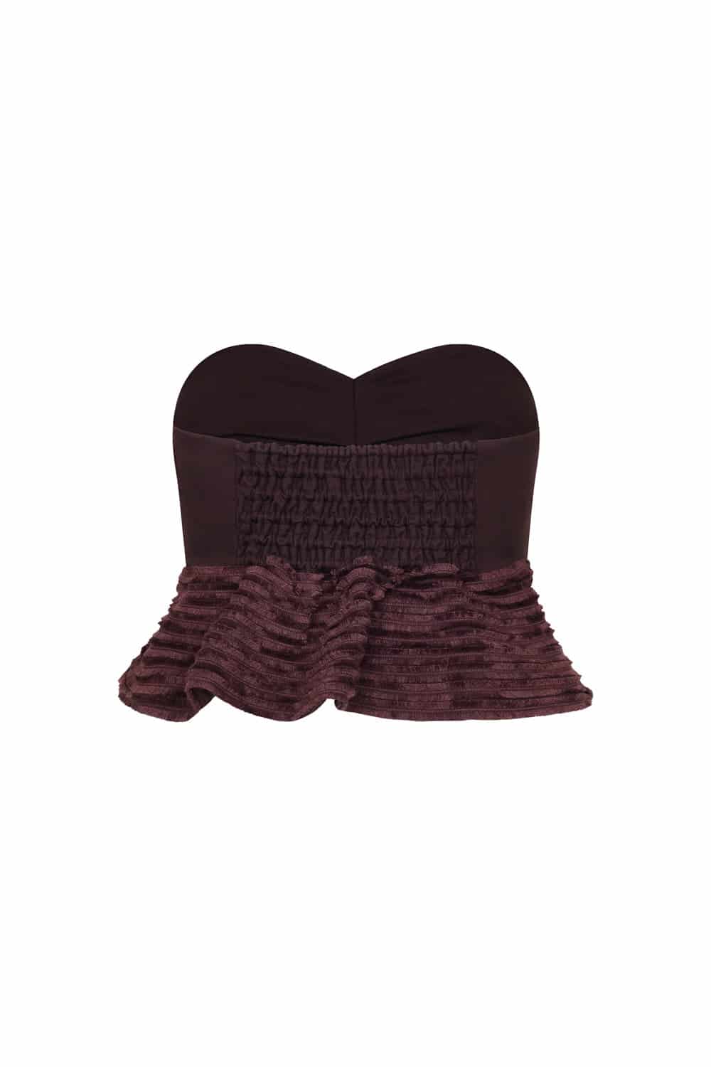 Crop top del mar brown - miniatura 5