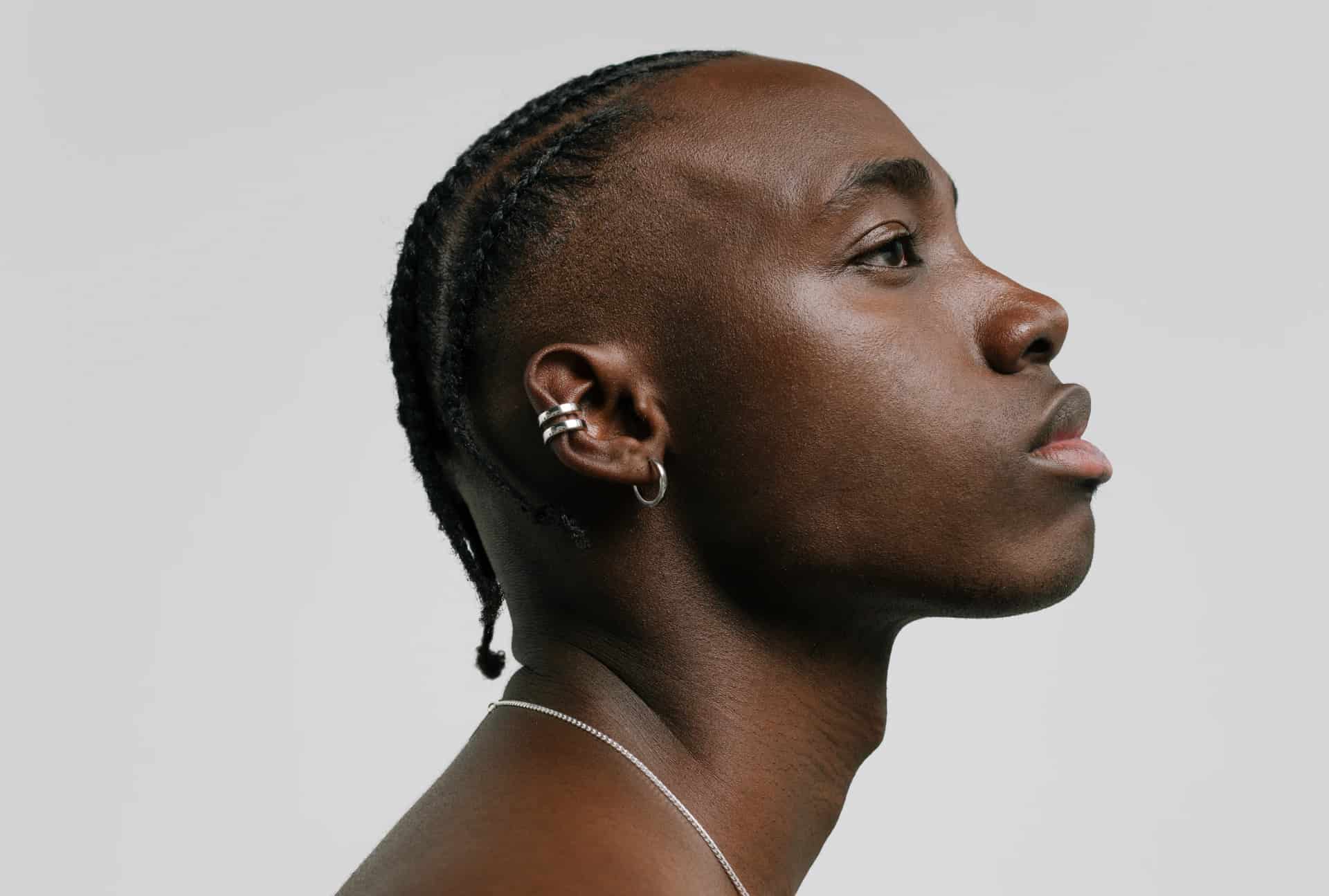 DOUBLE | EARCUFF EN PLATA 950 - miniatura 3