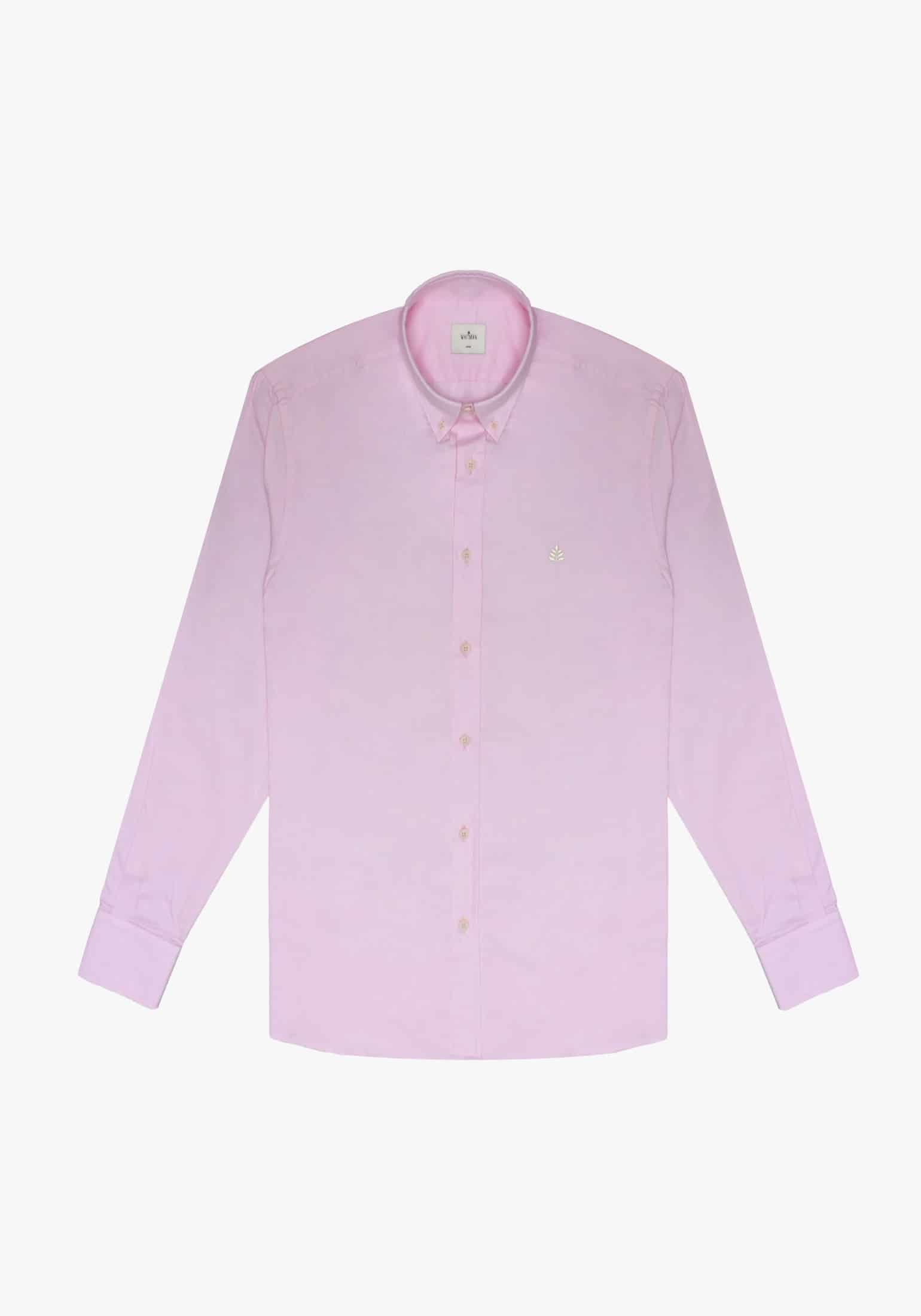 Camisa Whitman Rosada Cuello Button Down - miniatura 1