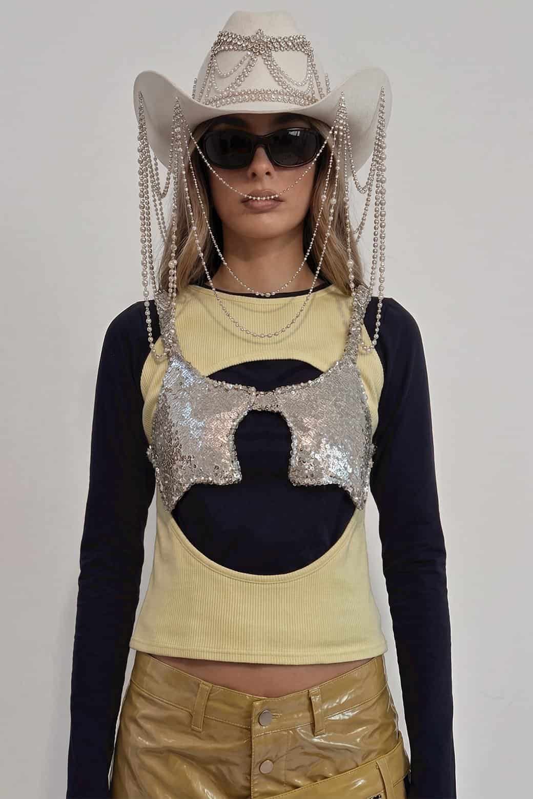 🌘Desert Night Layered Top - miniatura 1