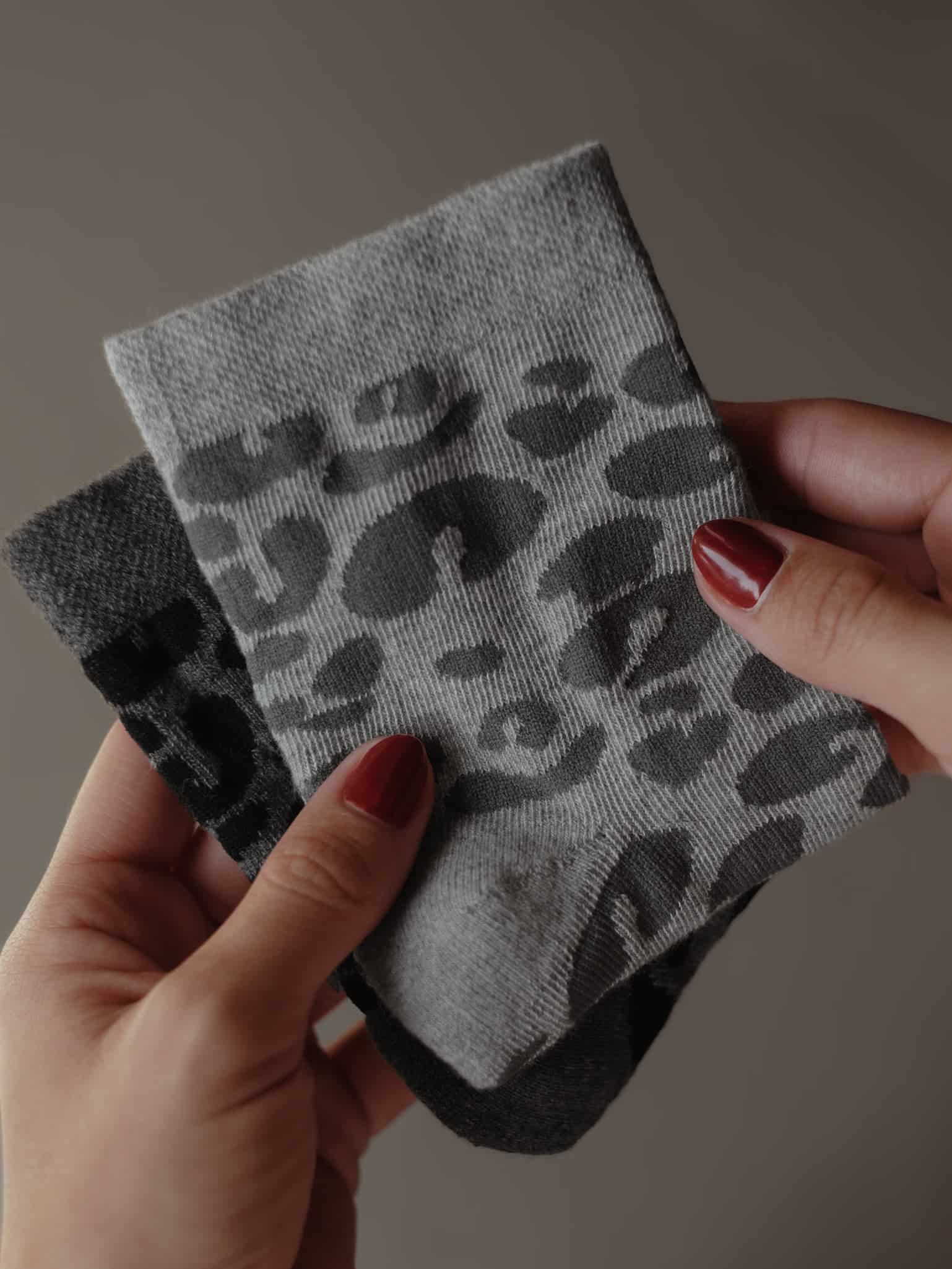 PRINT MIDI SOCKS PACK X2 - BLACK & GRAY - miniatura 1
