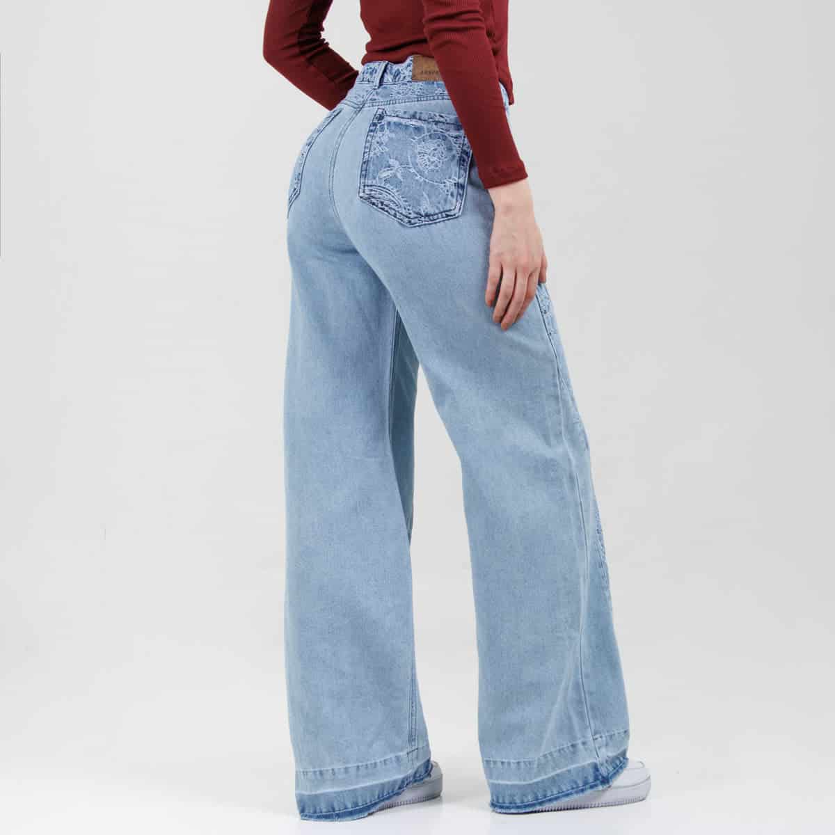 Jean Wide Leg Ax-3069 Rigido - miniatura 3