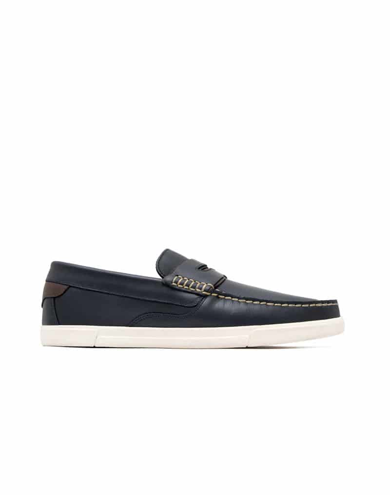 Mocasín casual para hombre en cuero REF 02BAHIA - miniatura 1