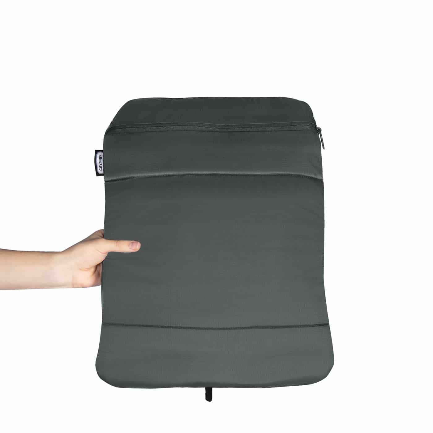 Morral Cabina Tapa PLEGABLE Gris - miniatura 2