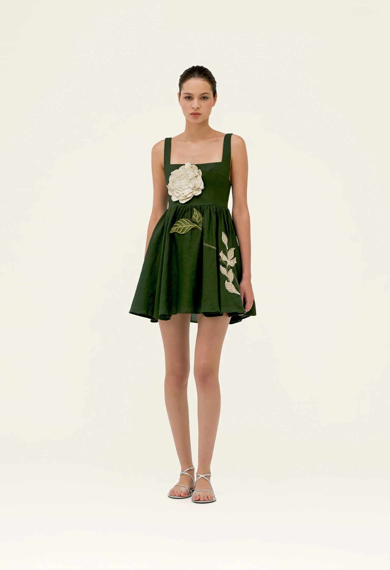 Hierbabuena Gardenia Mini Dress - miniatura 1